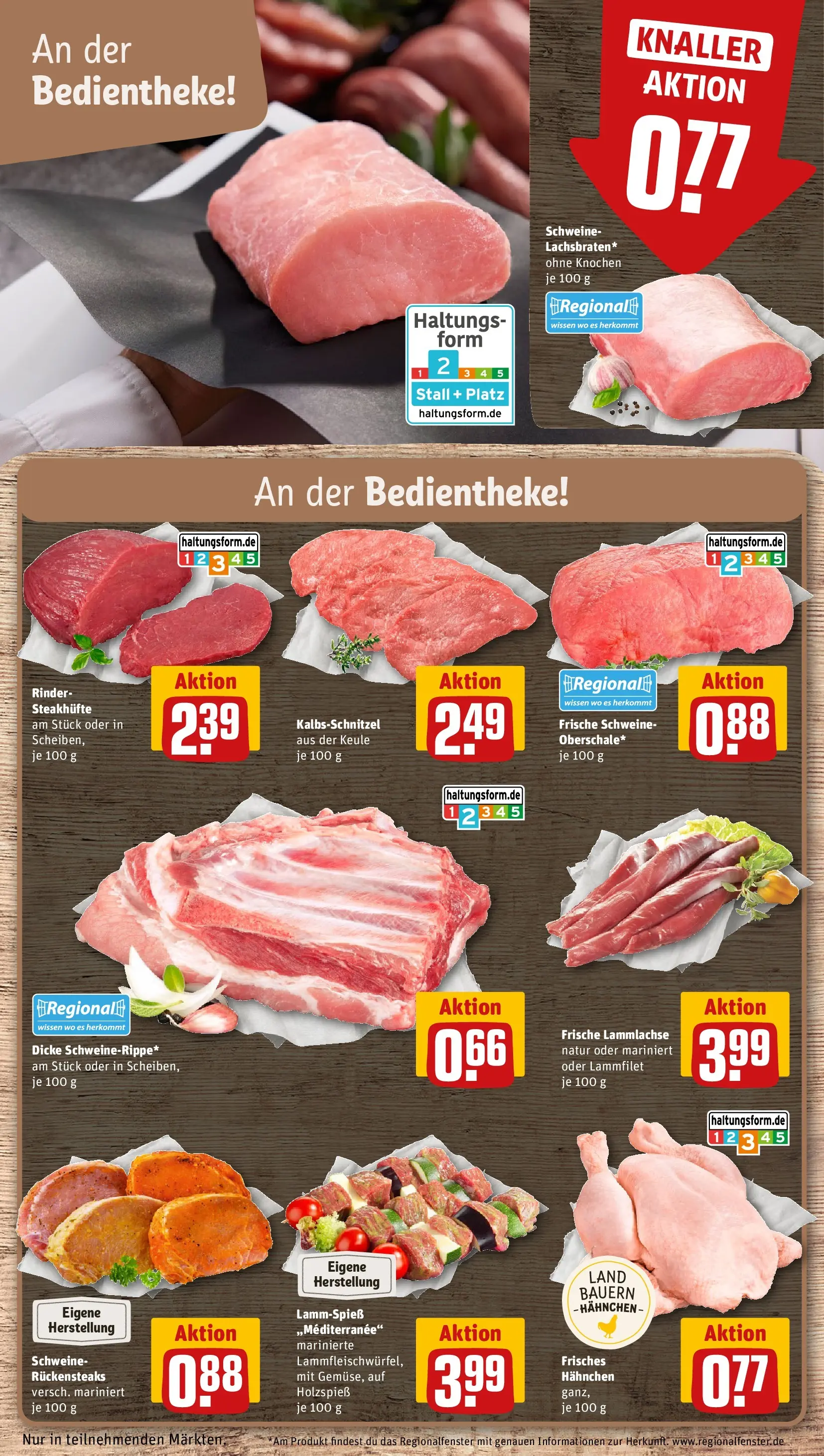 REWE Prospekt ab 26.05.2026 zum Blättern » Angebote | Seite: 10 | Produkte: Hahnchen, Schnitzel, Steak