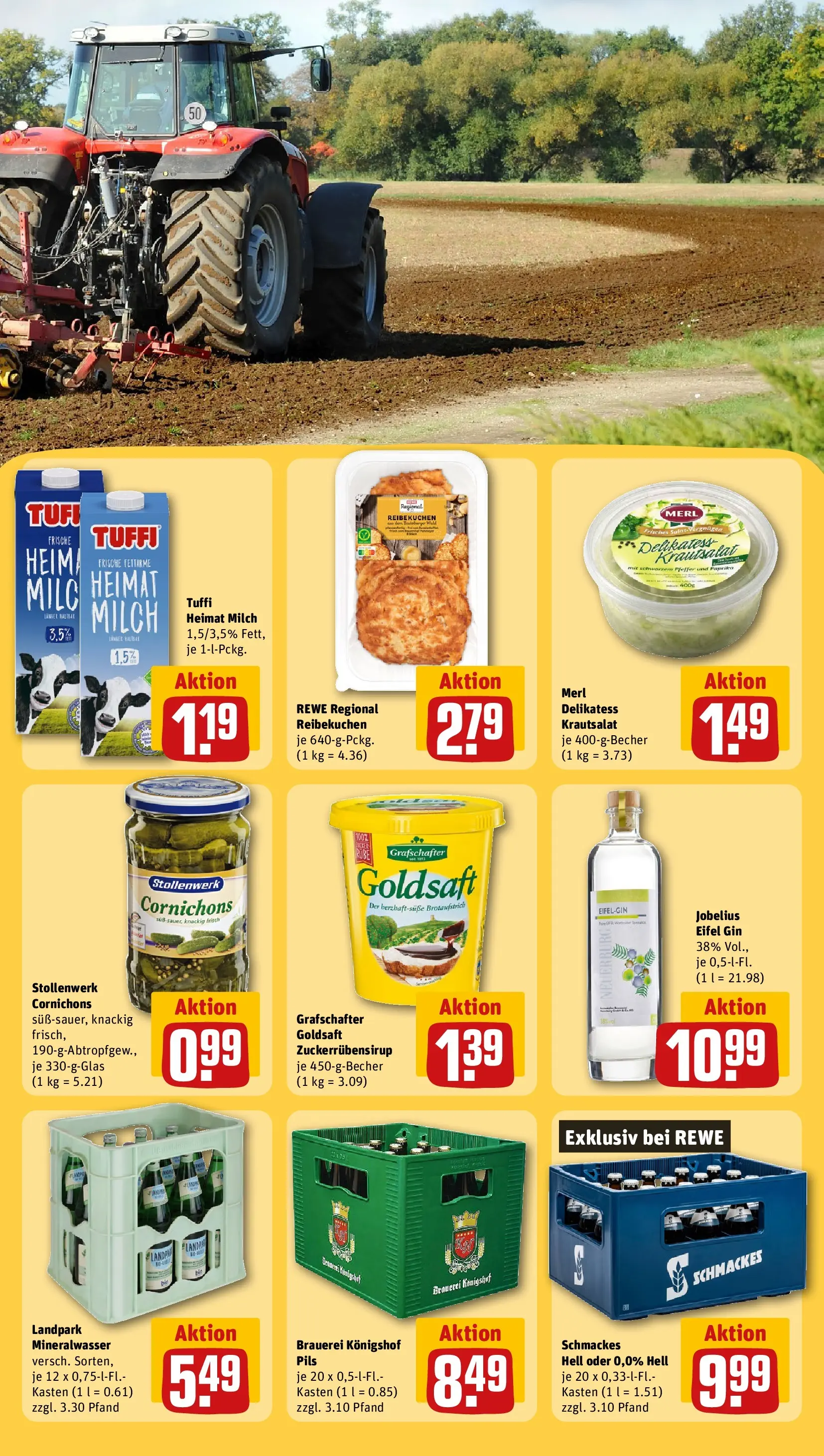 REWE Prospekt ab 26.05.2026 zum Blättern » Angebote | Seite: 21 | Produkte: Pils, Paprika, Pfeffer, Gin