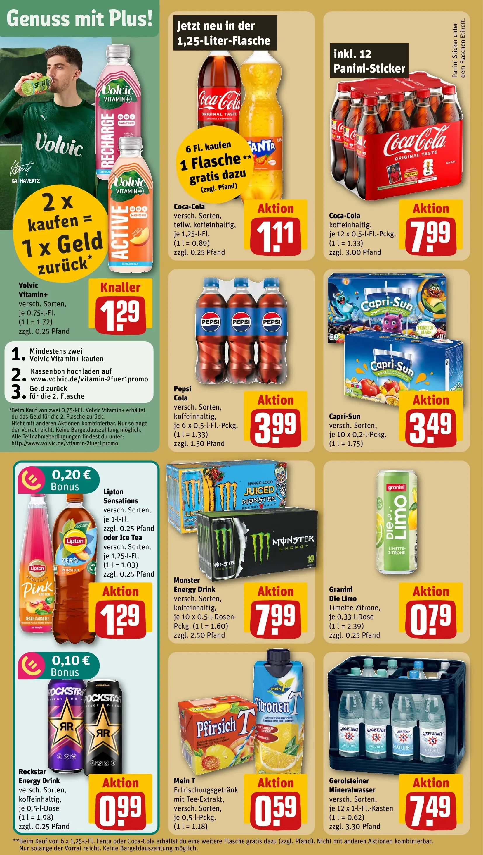 REWE Prospekt ab 26.05.2026 zum Blättern » Angebote | Seite: 16 | Produkte: Rockstar, Mineralwasser, Granini, Pepsi