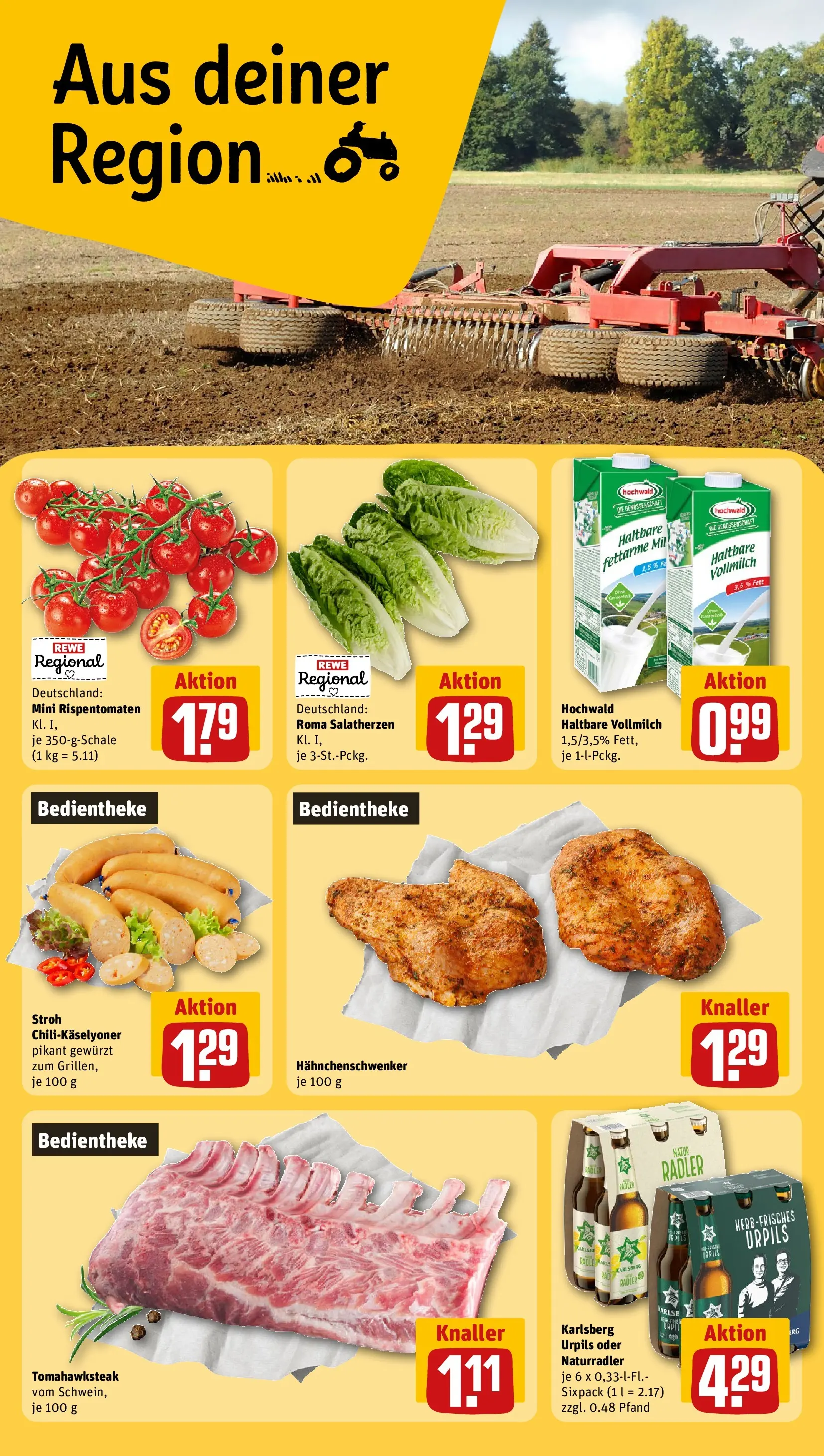 REWE Prospekt ab 26.05.2026 zum Blättern » Angebote | Seite: 22 | Produkte: Radler, Steak