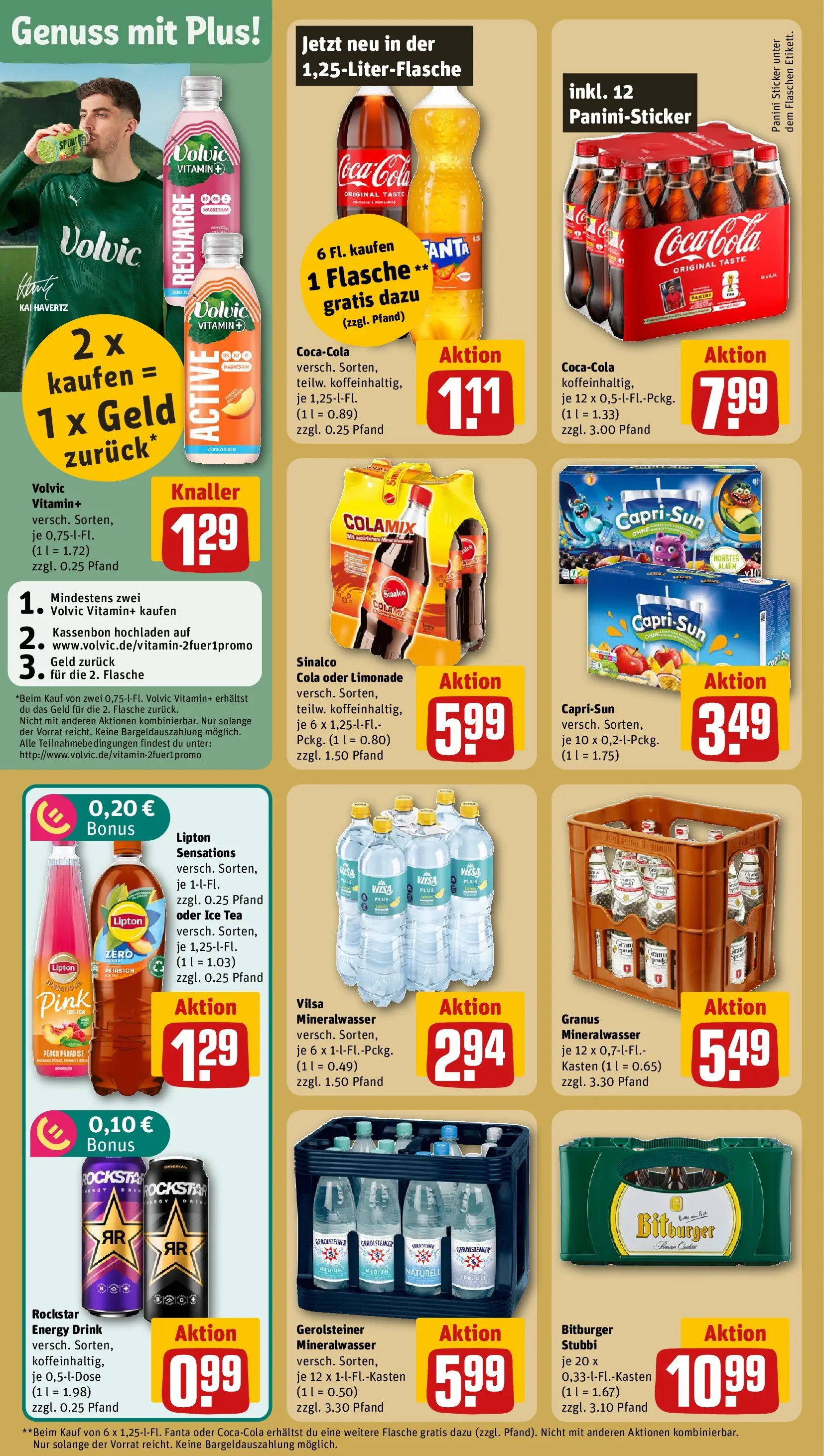 REWE Prospekt ab 26.05.2026 zum Blättern » Angebote | Seite: 14 | Produkte: Sinalco, Energy, Limonade, Gerolsteiner