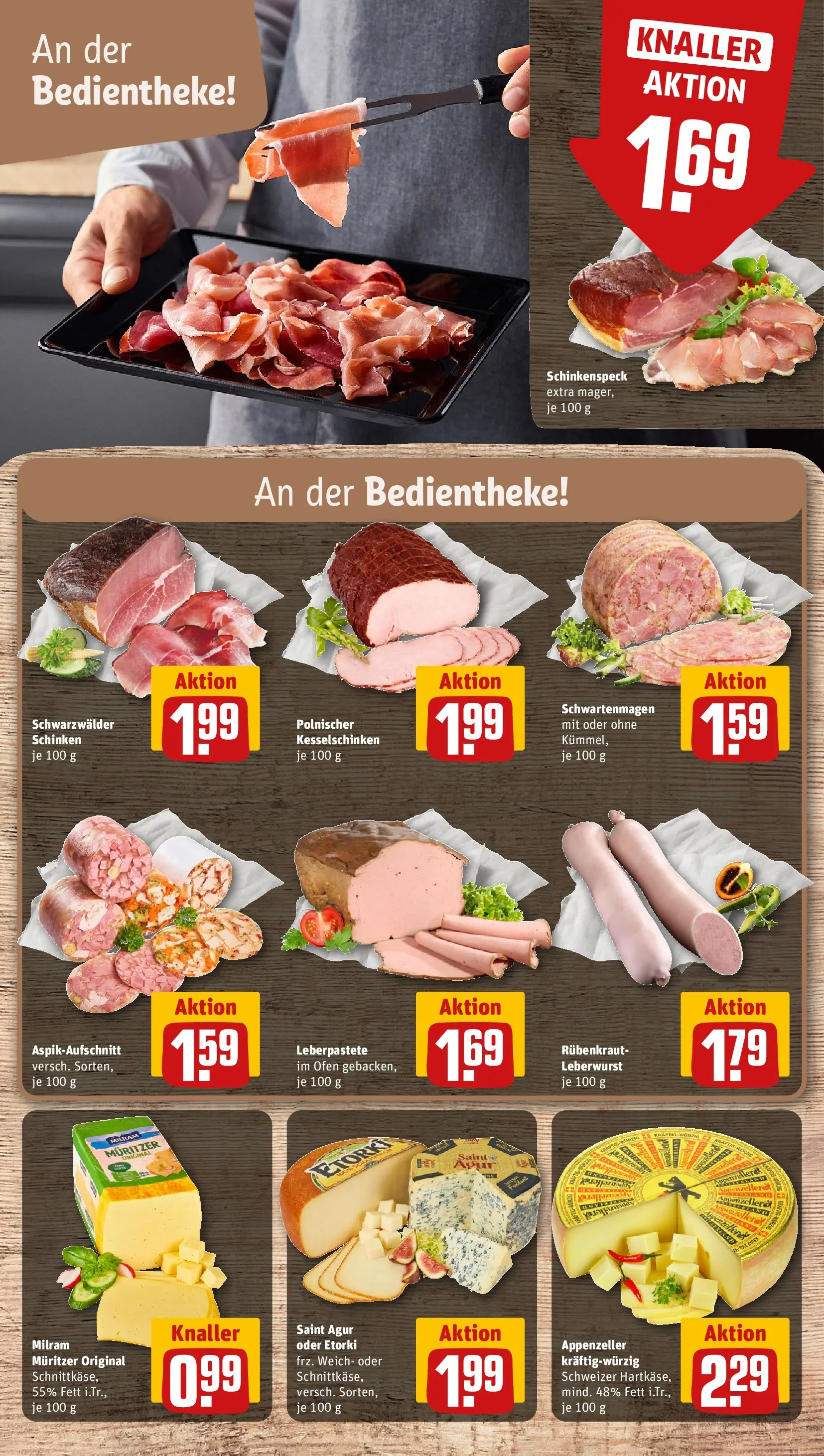 REWE Prospekt ab 26.05.2026 zum Blättern » Angebote | Seite: 9 | Produkte: Ofen, Milram, Schinken