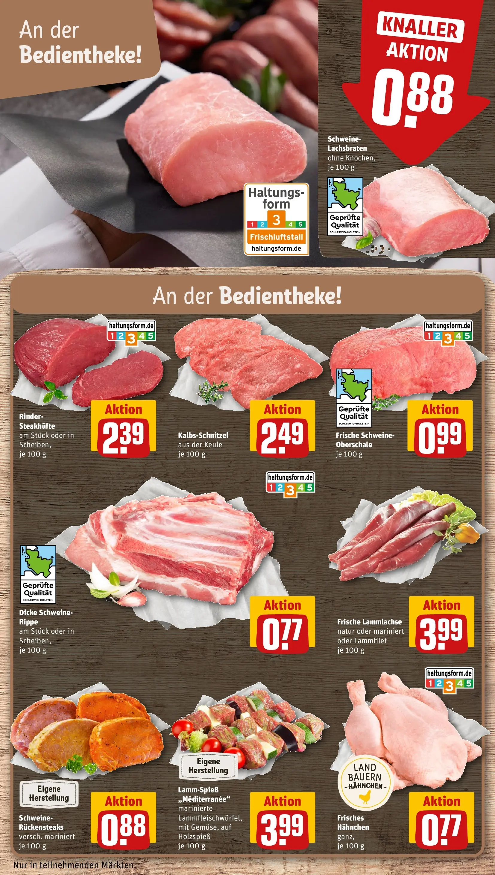 REWE Prospekt ab 26.05.2026 zum Blättern » Angebote | Seite: 10 | Produkte: Hahnchen, Steak