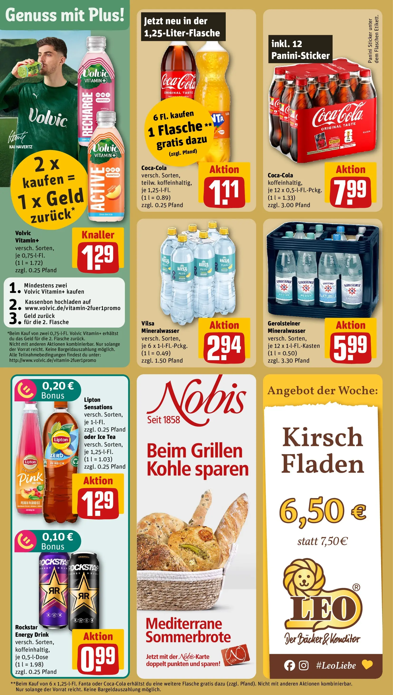 REWE Prospekt ab 26.05.2026 zum Blättern » Angebote | Seite: 14 | Produkte: Fanta, Mineralwasser, Zucker, Pfirsich