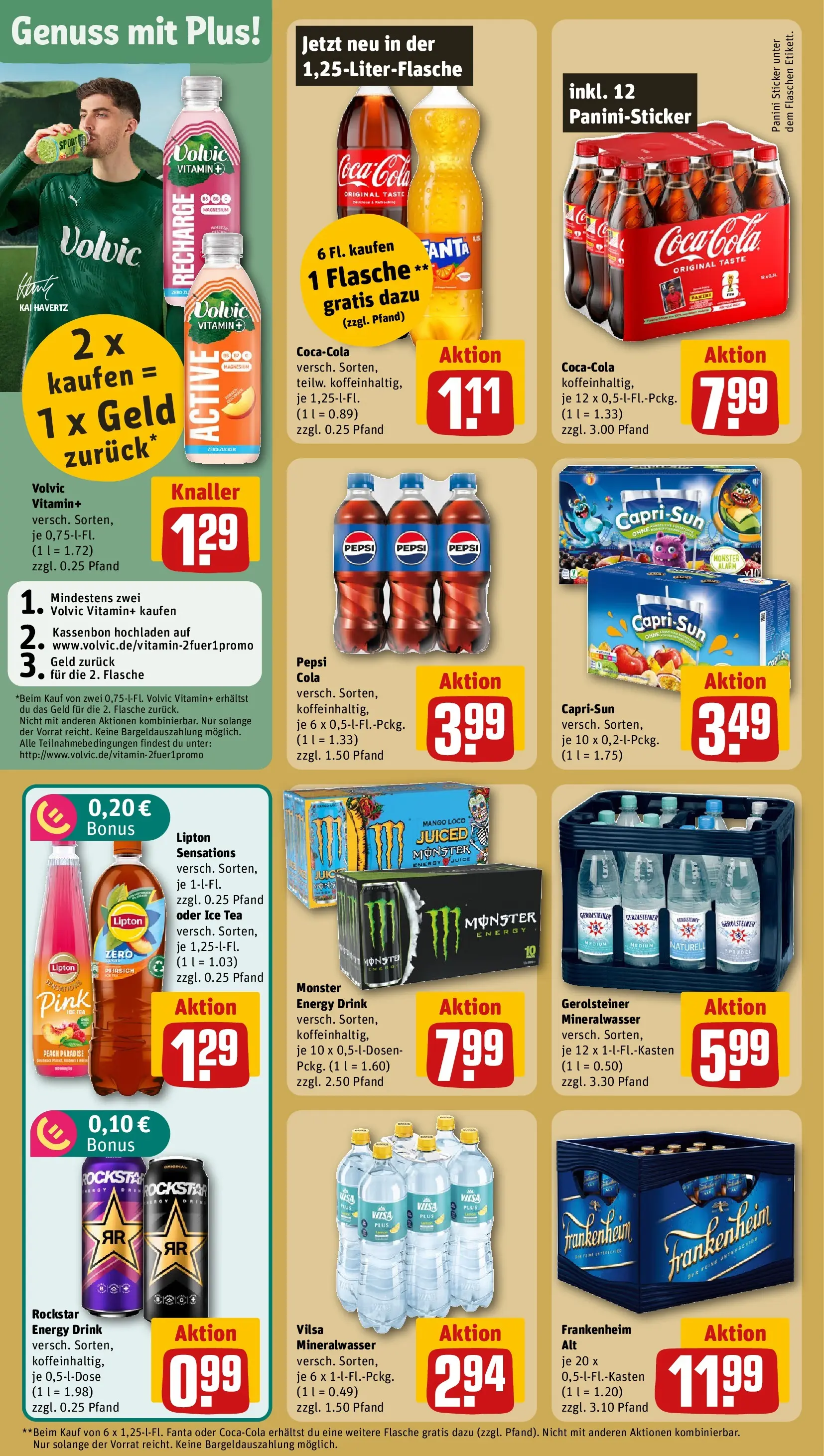 REWE Prospekt ab 26.05.2026 zum Blättern » Angebote | Seite: 14 | Produkte: Rockstar energy, Mineralwasser, Monster, Pepsi
