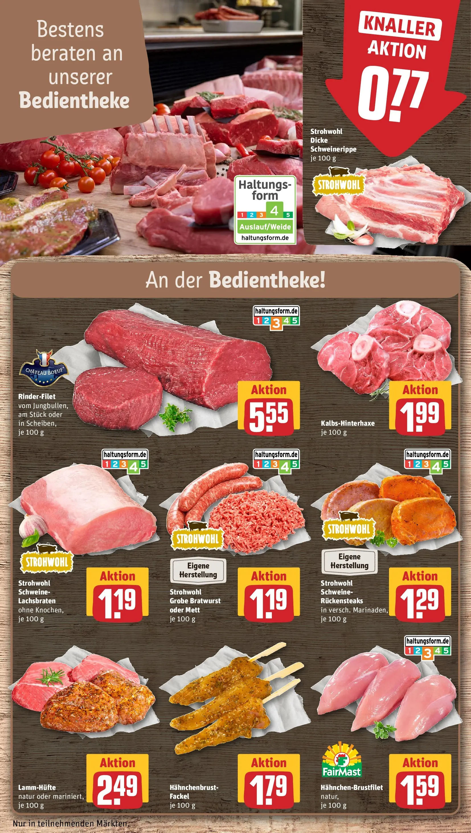 REWE Prospekt ab 26.05.2026 zum Blättern » Angebote | Seite: 29 | Produkte: Rinderfilet, Bratwurst, Hahnchenbrust
