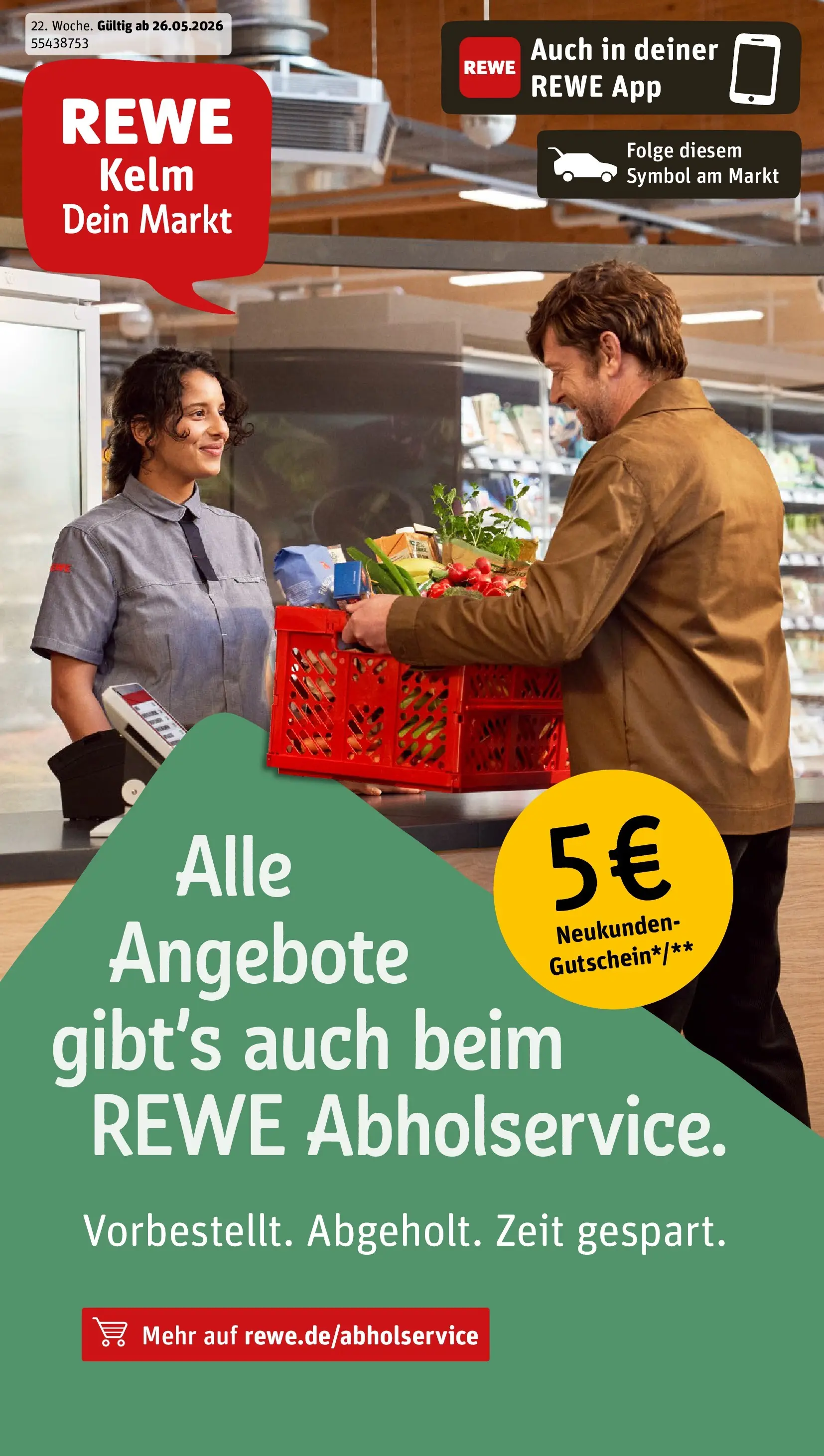 REWE Prospekt ab 26.05.2026 zum Blättern » Angebote | Seite: 1