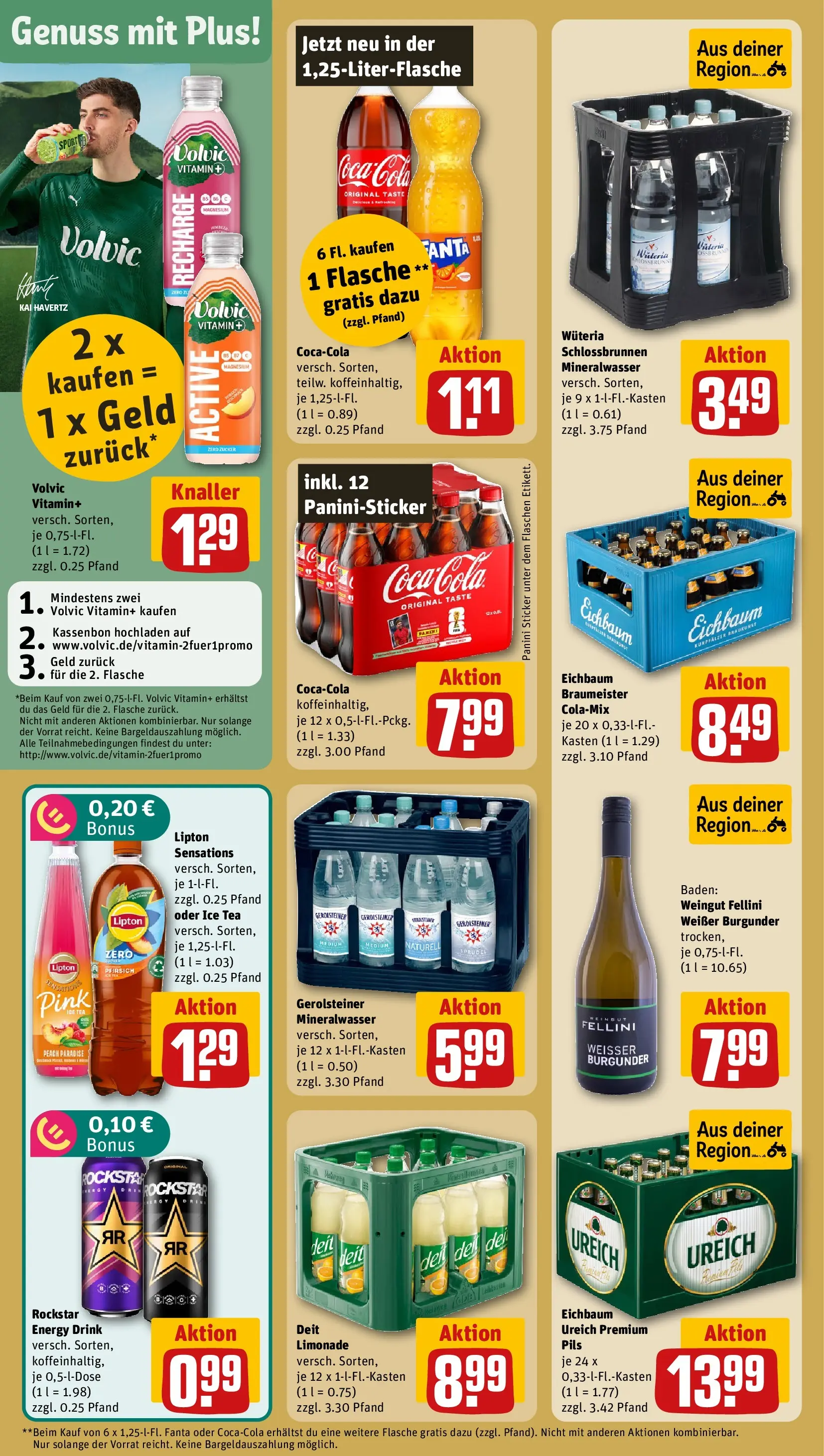 REWE Prospekt ab 26.05.2026 zum Blättern » Angebote | Seite: 16 | Produkte: Fanta, Cola, Limonade, Mineralwasser