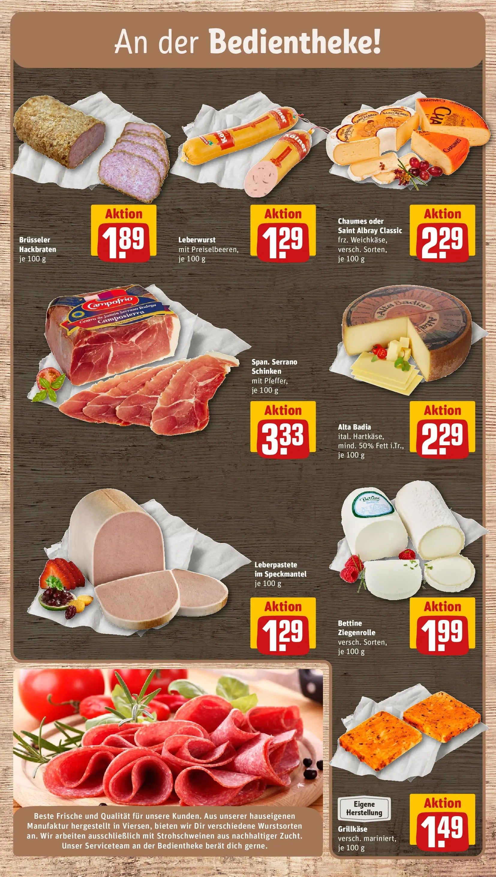 REWE Prospekt ab 26.05.2026 zum Blättern » Angebote | Seite: 9 | Produkte: Serrano schinken, Schinken
