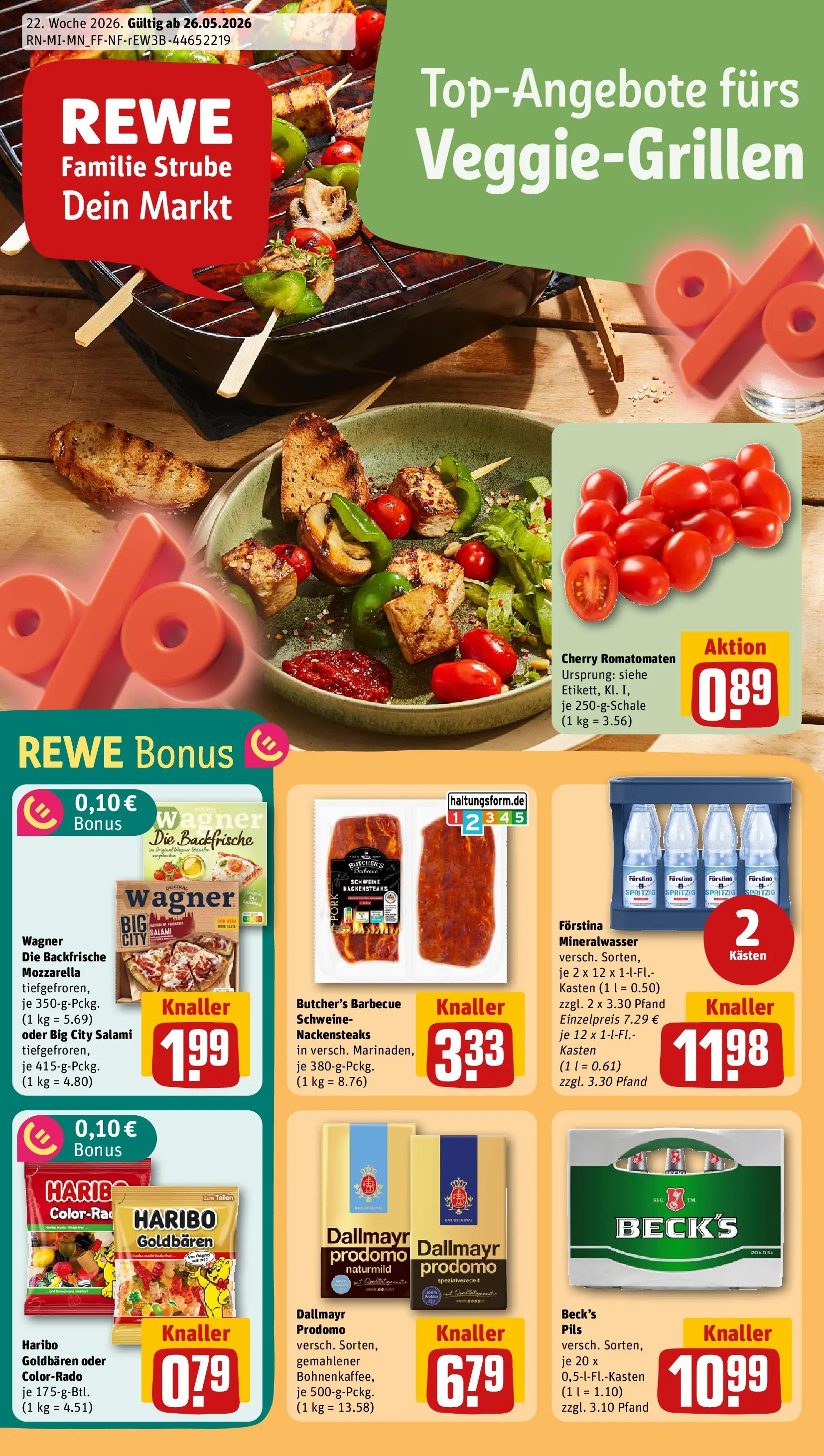 REWE Prospekt ab 26.05.2026 zum Blättern » Angebote | Seite: 1