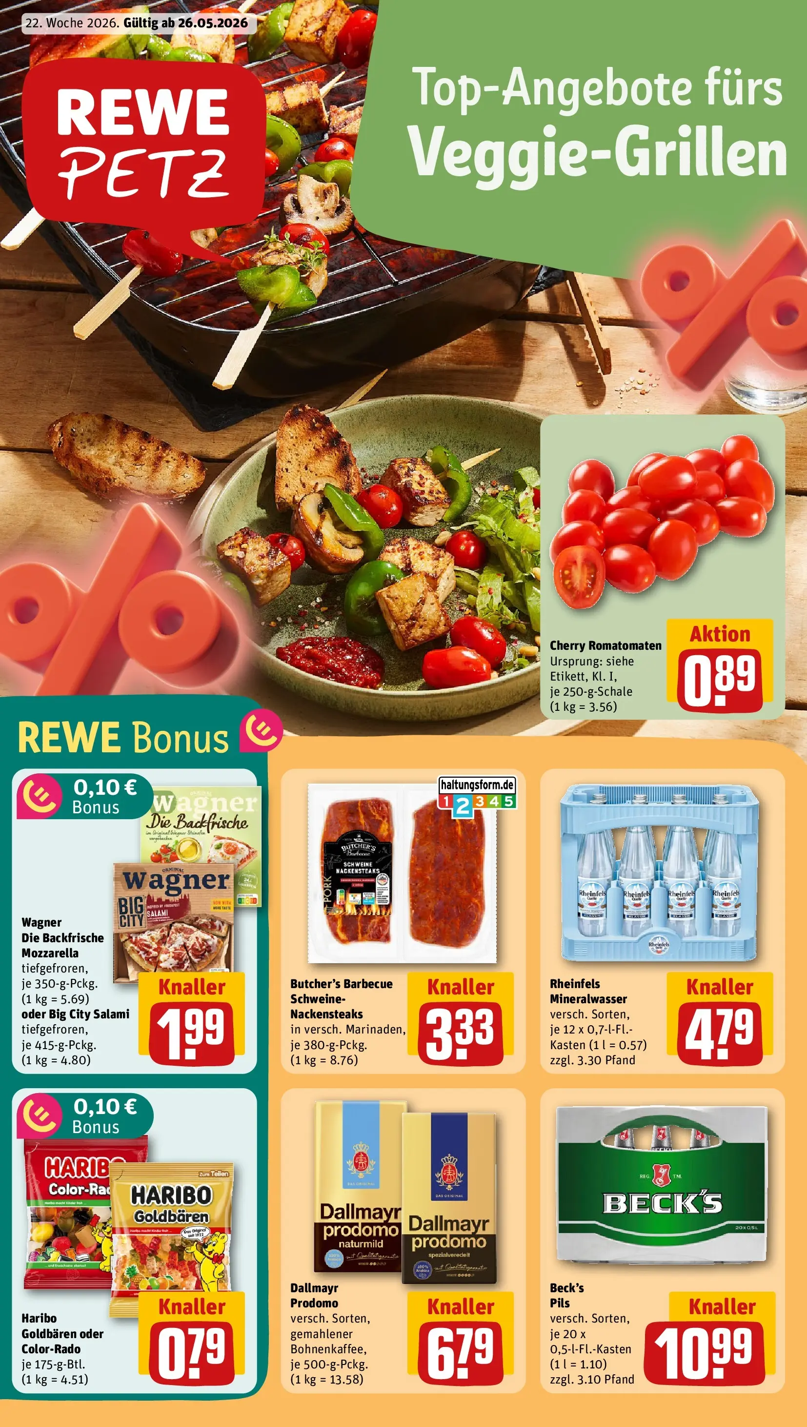 REWE Prospekt ab 26.05.2026 zum Blättern » Angebote | Seite: 1