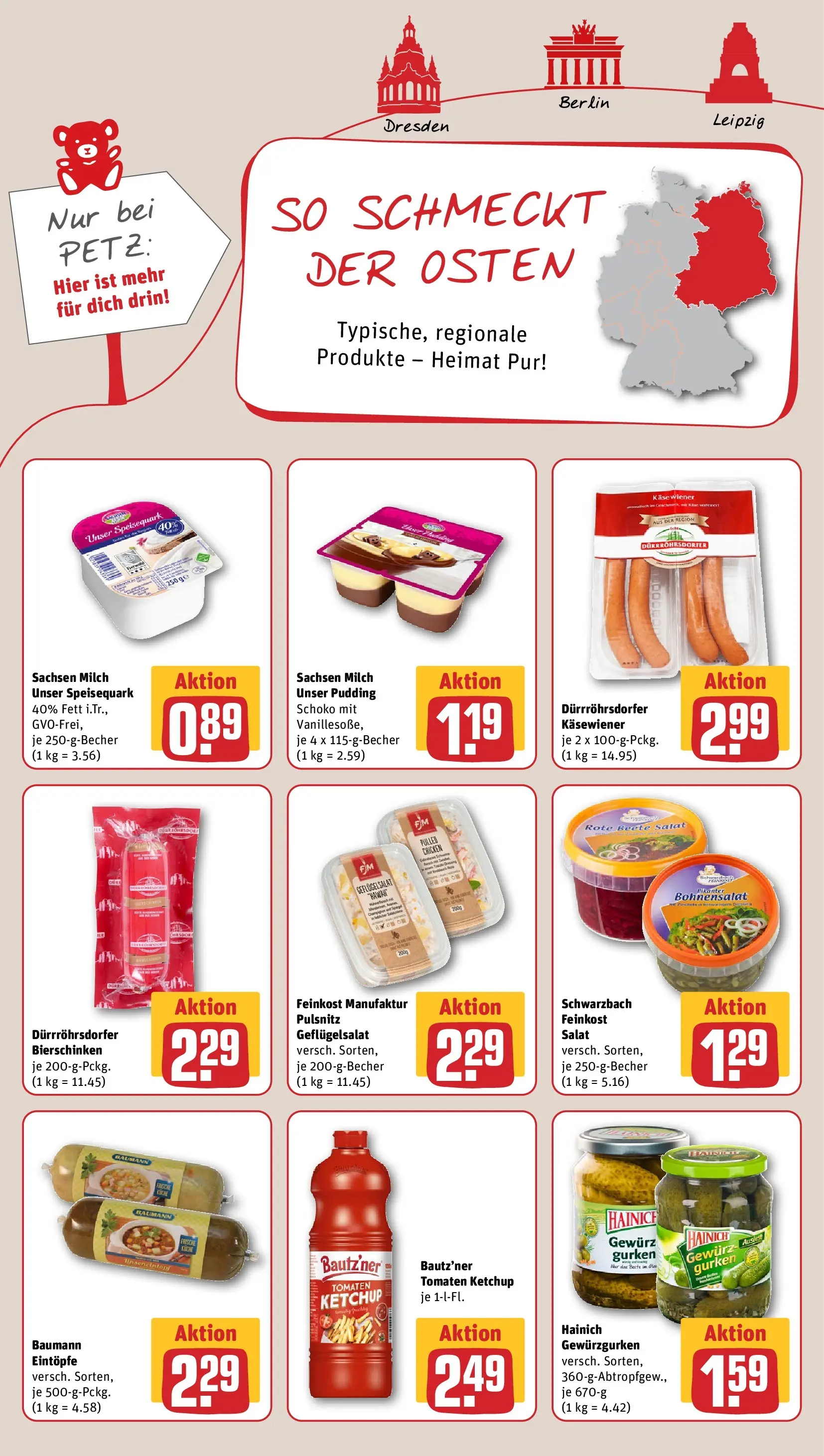 REWE Prospekt ab 26.05.2026 zum Blättern » Angebote | Seite: 10 | Produkte: Käse, Ketchup, Speisequark, Salat