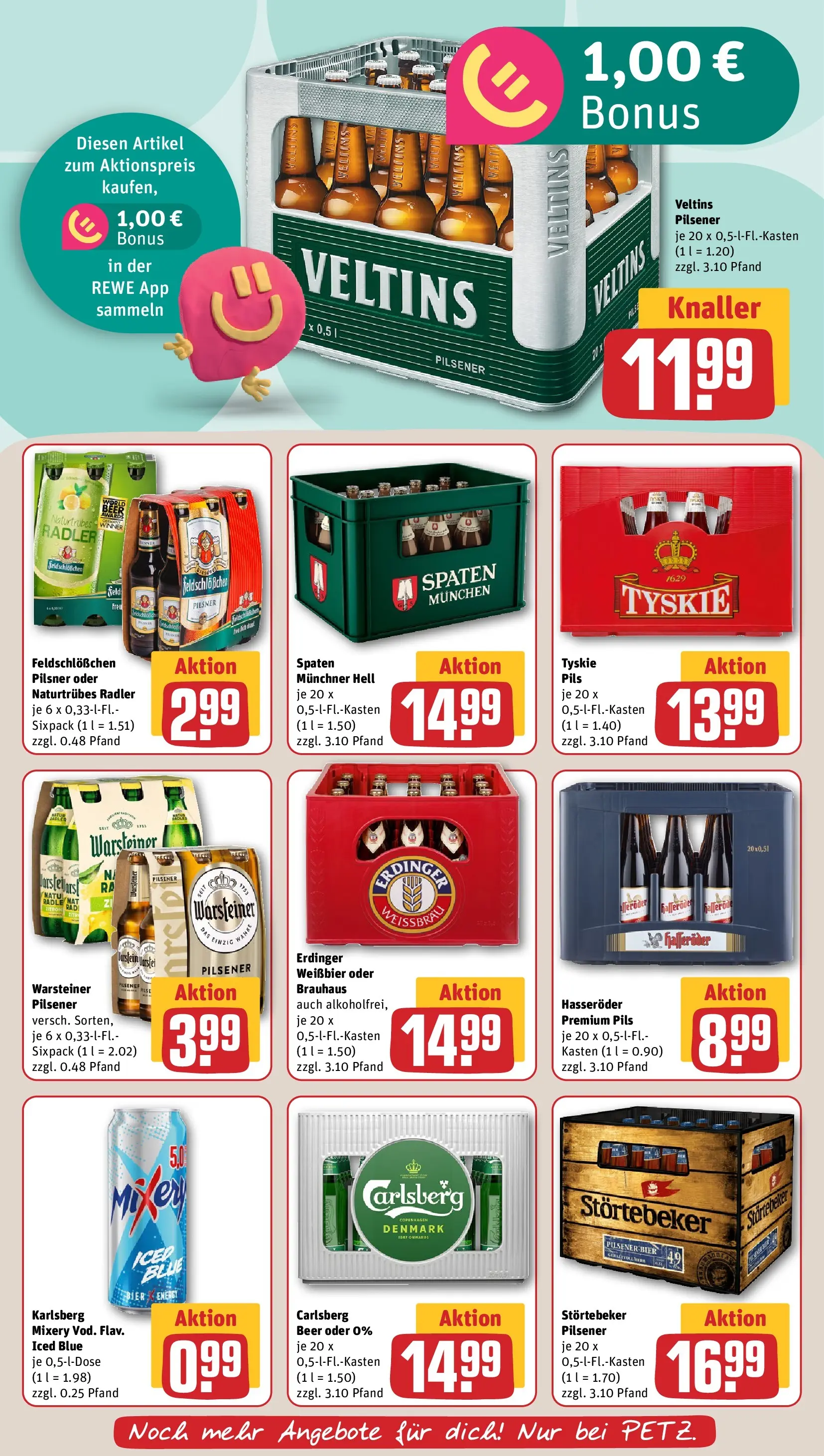 REWE Prospekt ab 26.05.2026 zum Blättern » Angebote | Seite: 17 | Produkte: Tyskie, Pils, Radler, Mixery