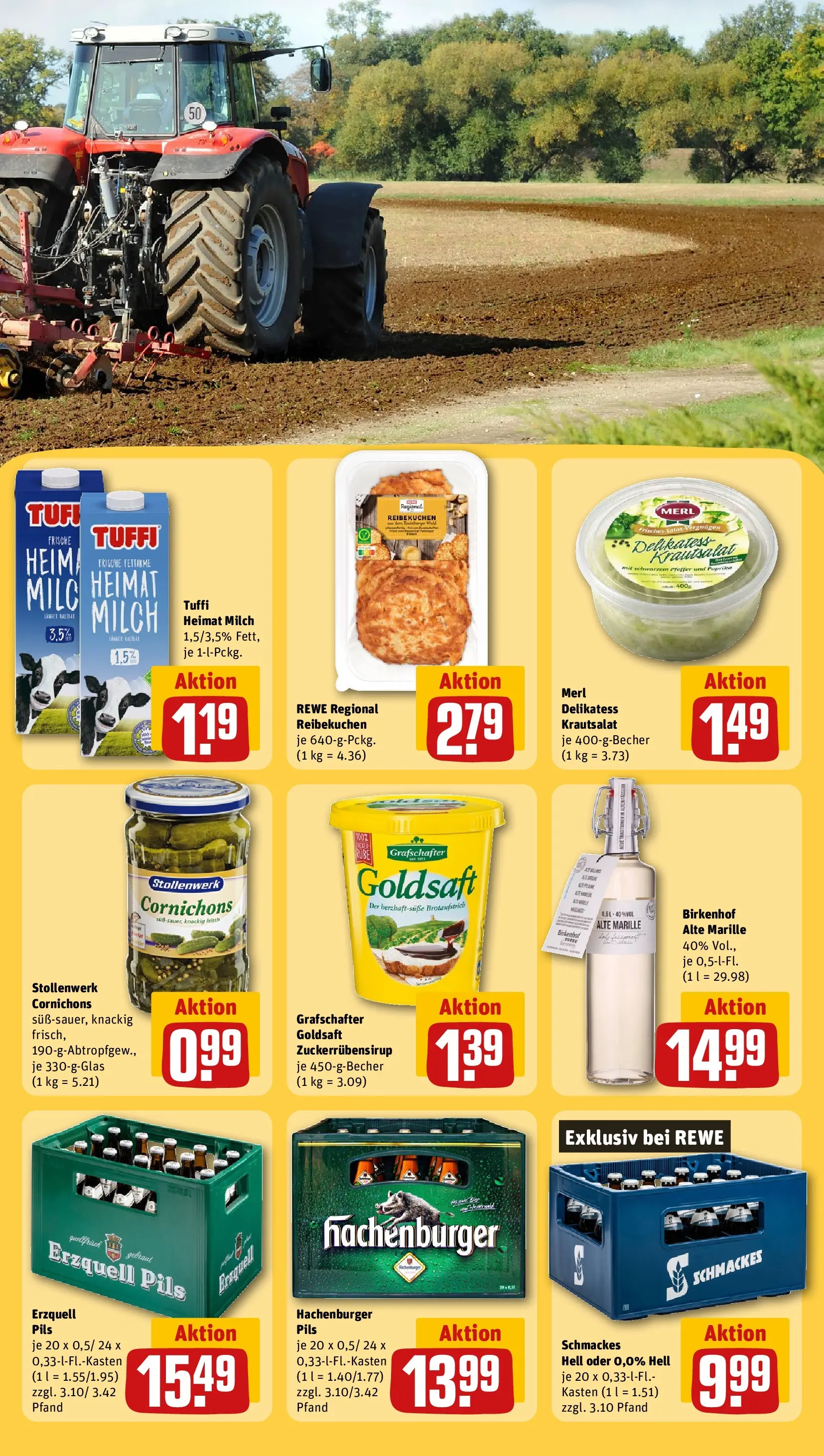 REWE Prospekt ab 26.05.2026 zum Blättern » Angebote | Seite: 23 | Produkte: Pils, Paprika, Pfeffer, Salat