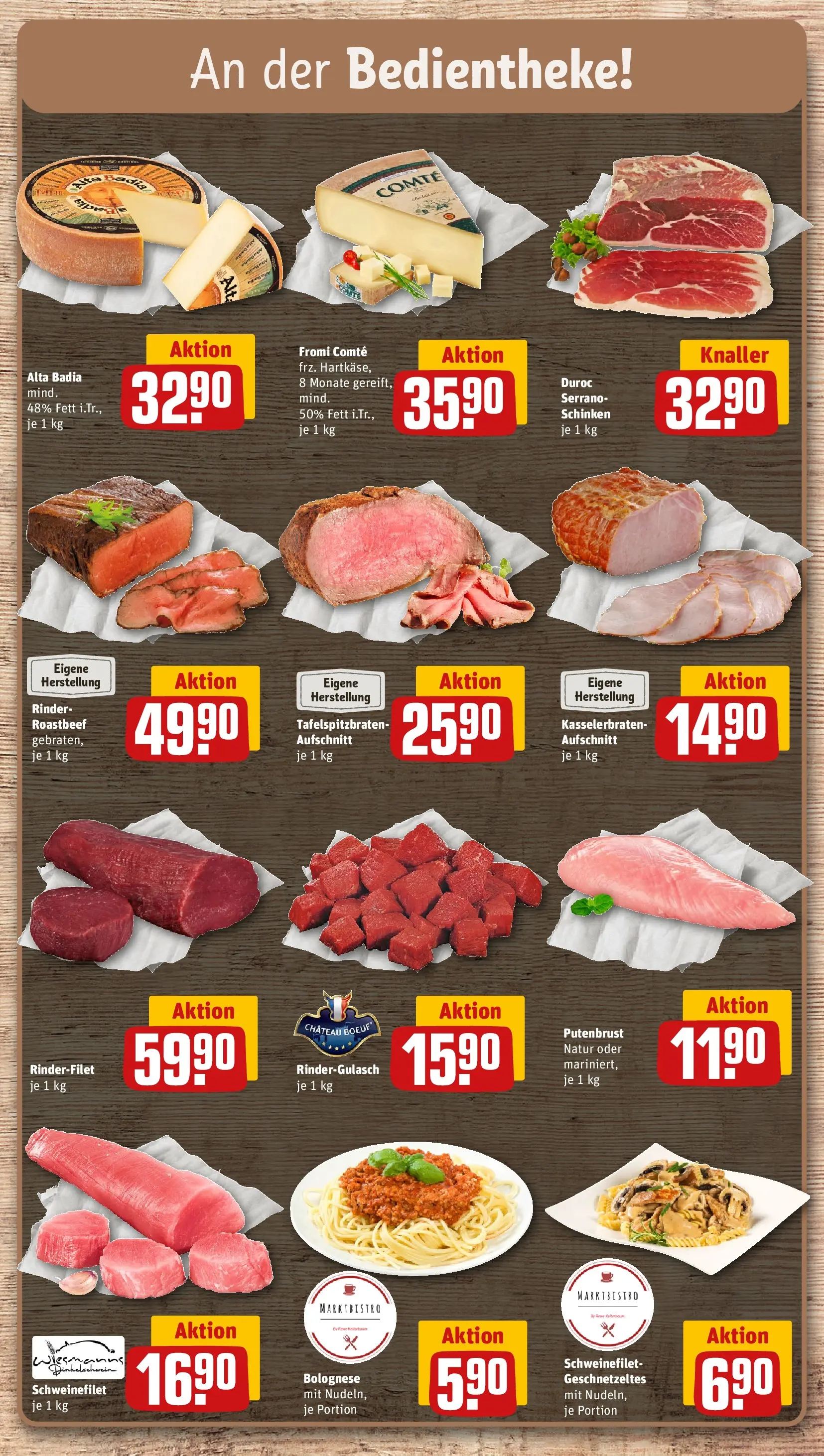 REWE Prospekt ab 26.05.2026 zum Blättern » Angebote | Seite: 8 | Produkte: Rindergulasch, Rinderfilet, Schweinefilet, Nudeln