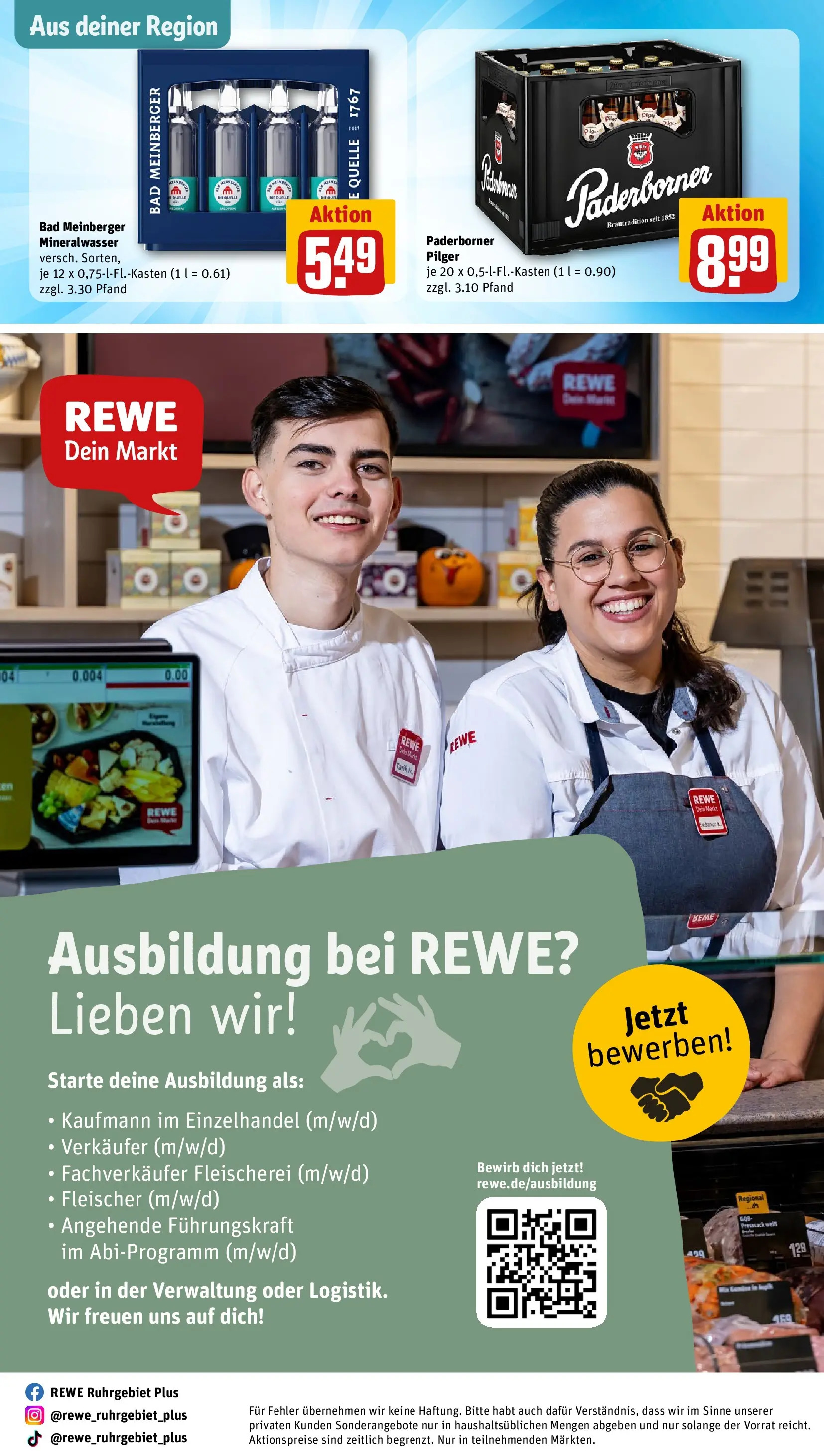 REWE Prospekt ab 26.05.2026 zum Blättern » Angebote | Seite: 30 | Produkte: Bad, Mineralwasser