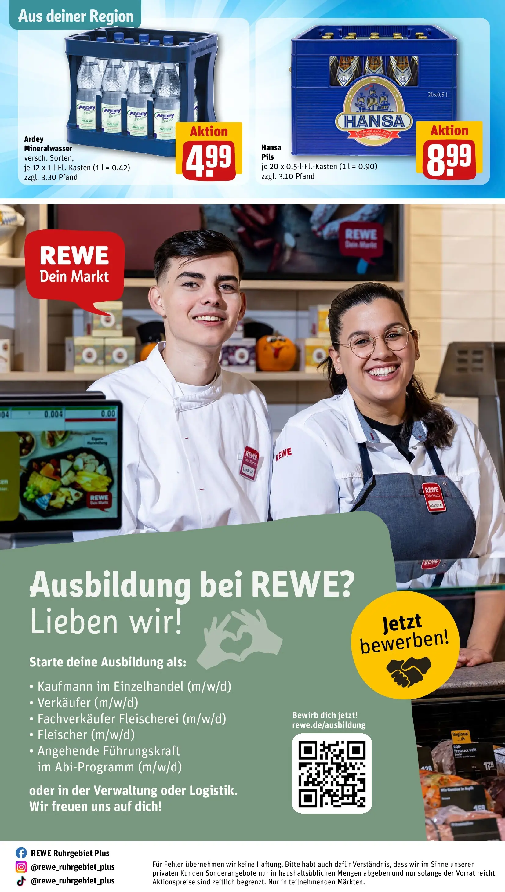 REWE Prospekt ab 26.05.2026 zum Blättern » Angebote | Seite: 30 | Produkte: Pils, Mineralwasser