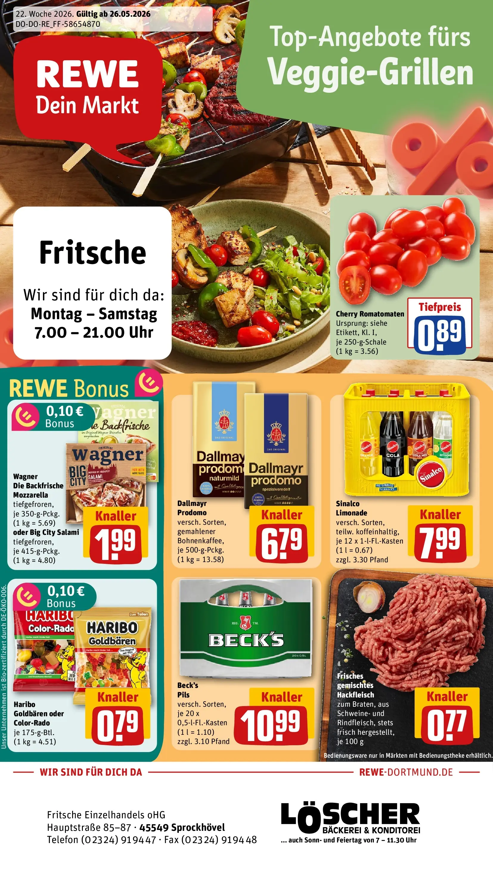 REWE Prospekt ab 26.05.2026 zum Blättern » Angebote | Seite: 1