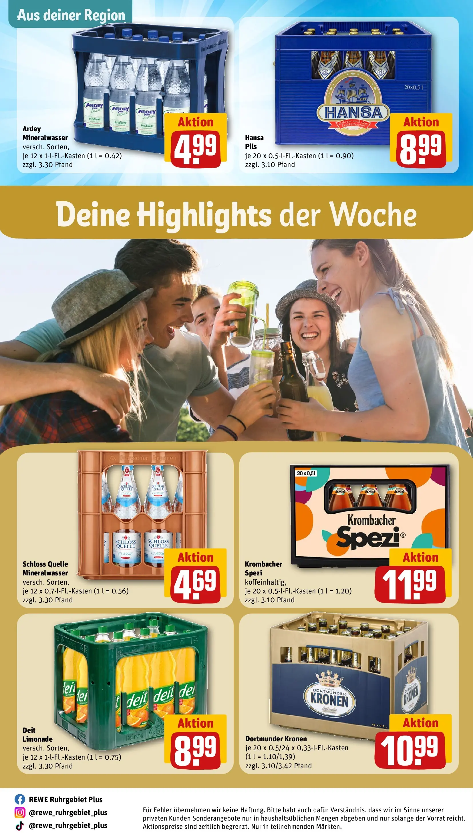 REWE Prospekt ab 26.05.2026 zum Blättern » Angebote | Seite: 31 | Produkte: Pils, Limonade, Mineralwasser, Krombacher