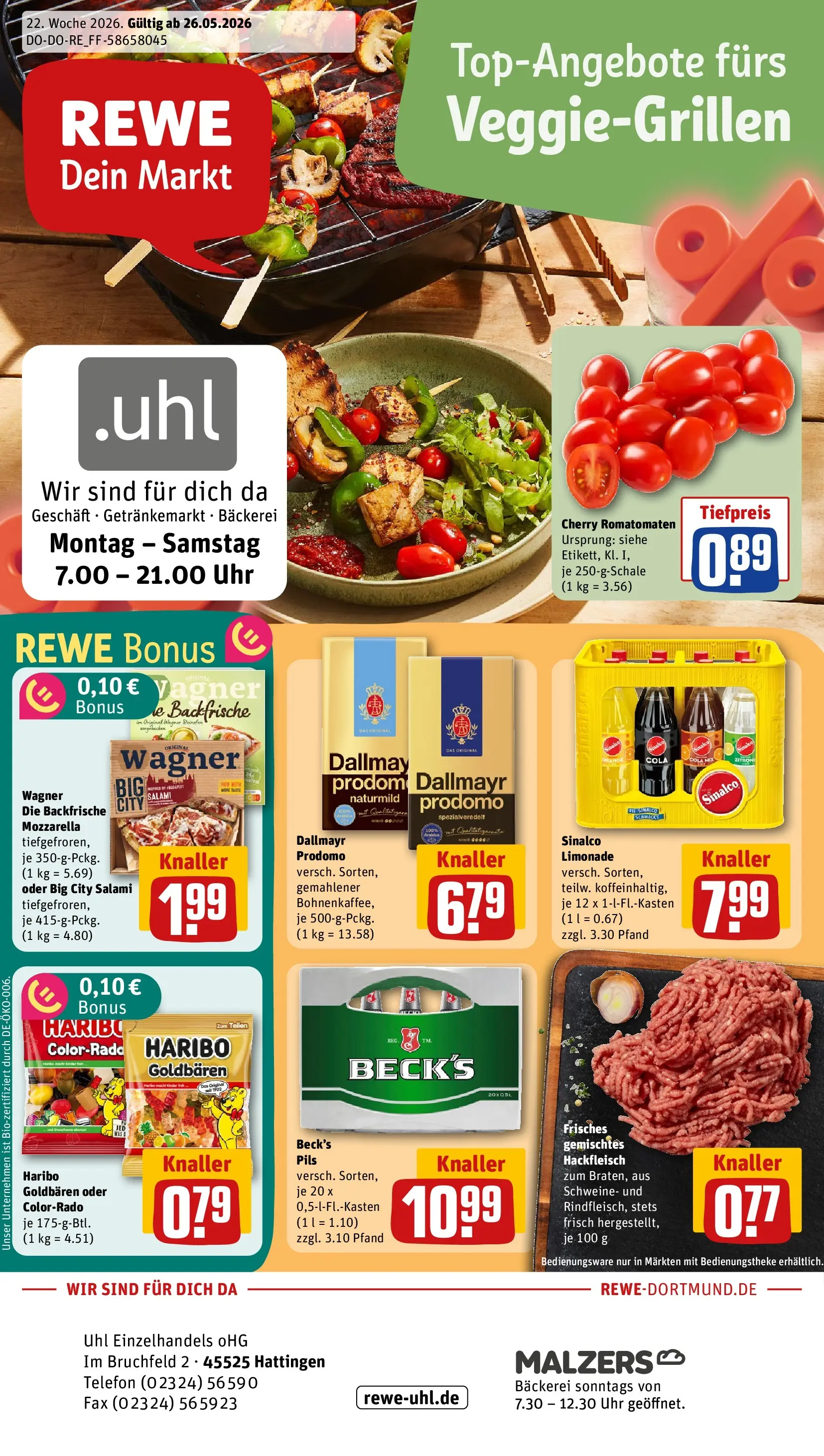 REWE Prospekt ab 26.05.2026 zum Blättern » Angebote | Seite: 1