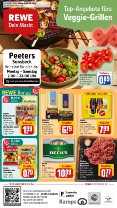 Rewe Prospekt Sonsbeck ab 26.05.2026 gültig