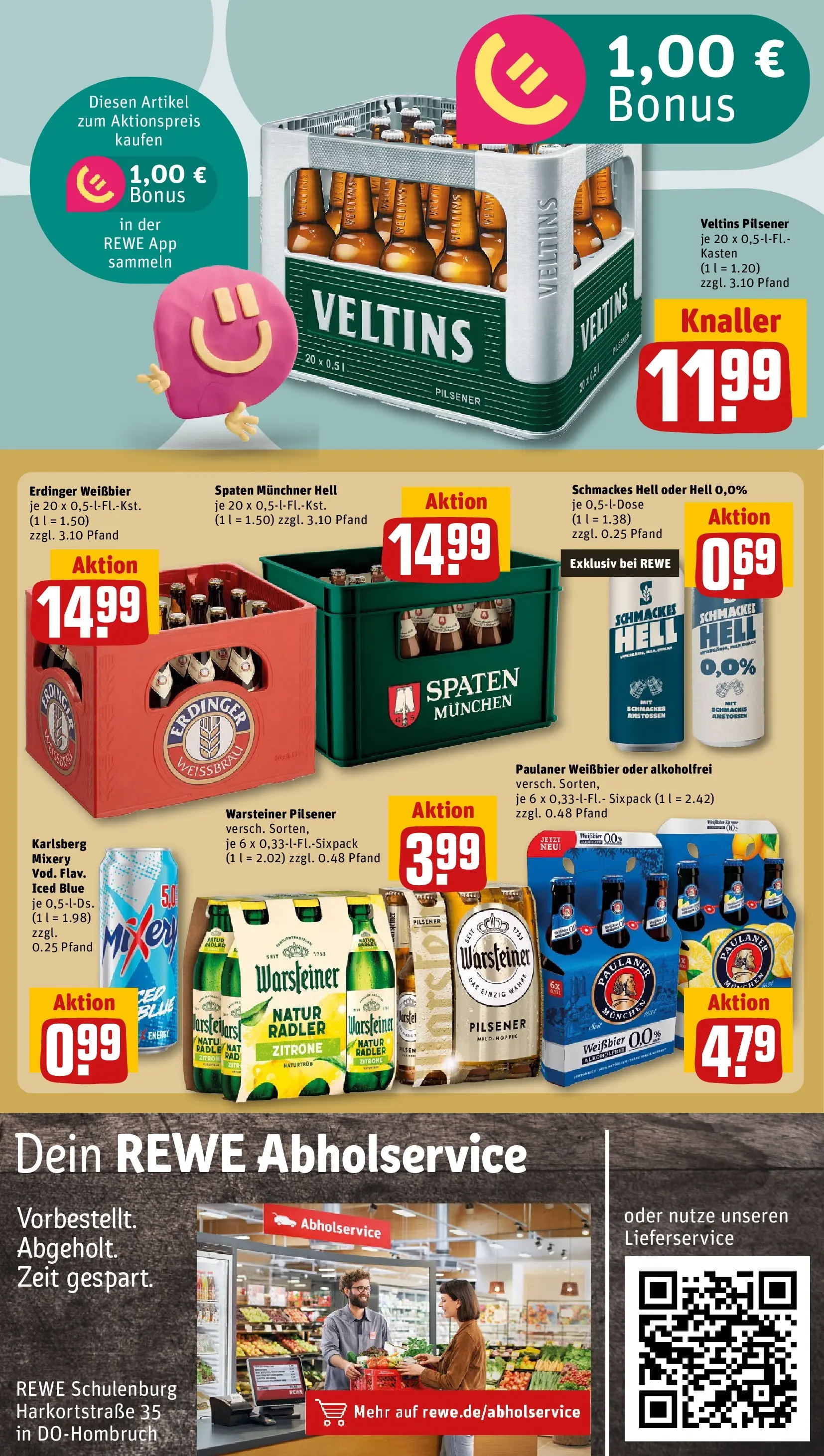 REWE Prospekt ab 26.05.2026 zum Blättern » Angebote | Seite: 19 | Produkte: Radler, Warsteiner, Zitrone, Veltins