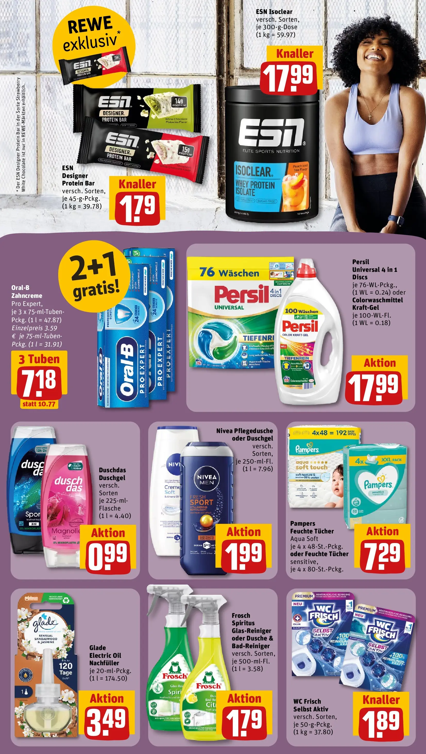 REWE Prospekt ab 26.05.2026 zum Blättern » Angebote | Seite: 24 | Produkte: Dusche, Pampers, Wc frisch, Shower Gel