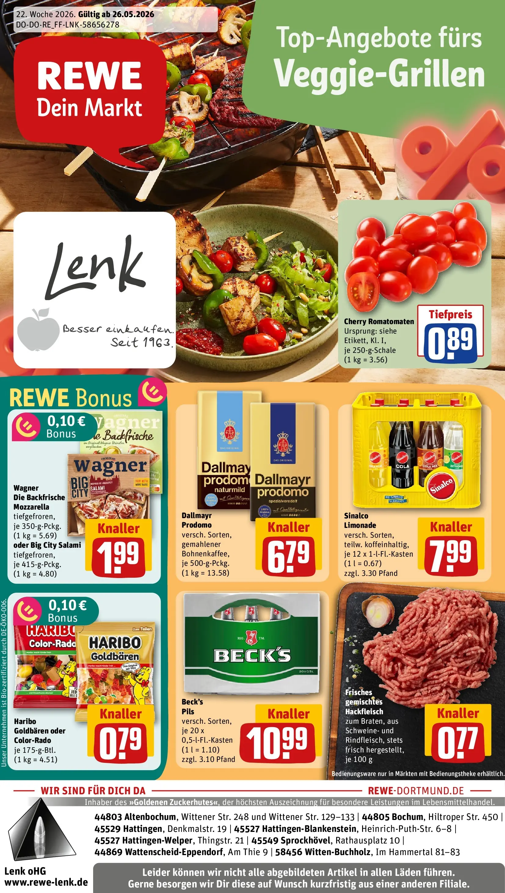 REWE Prospekt ab 26.05.2026 zum Blättern » Angebote | Seite: 1