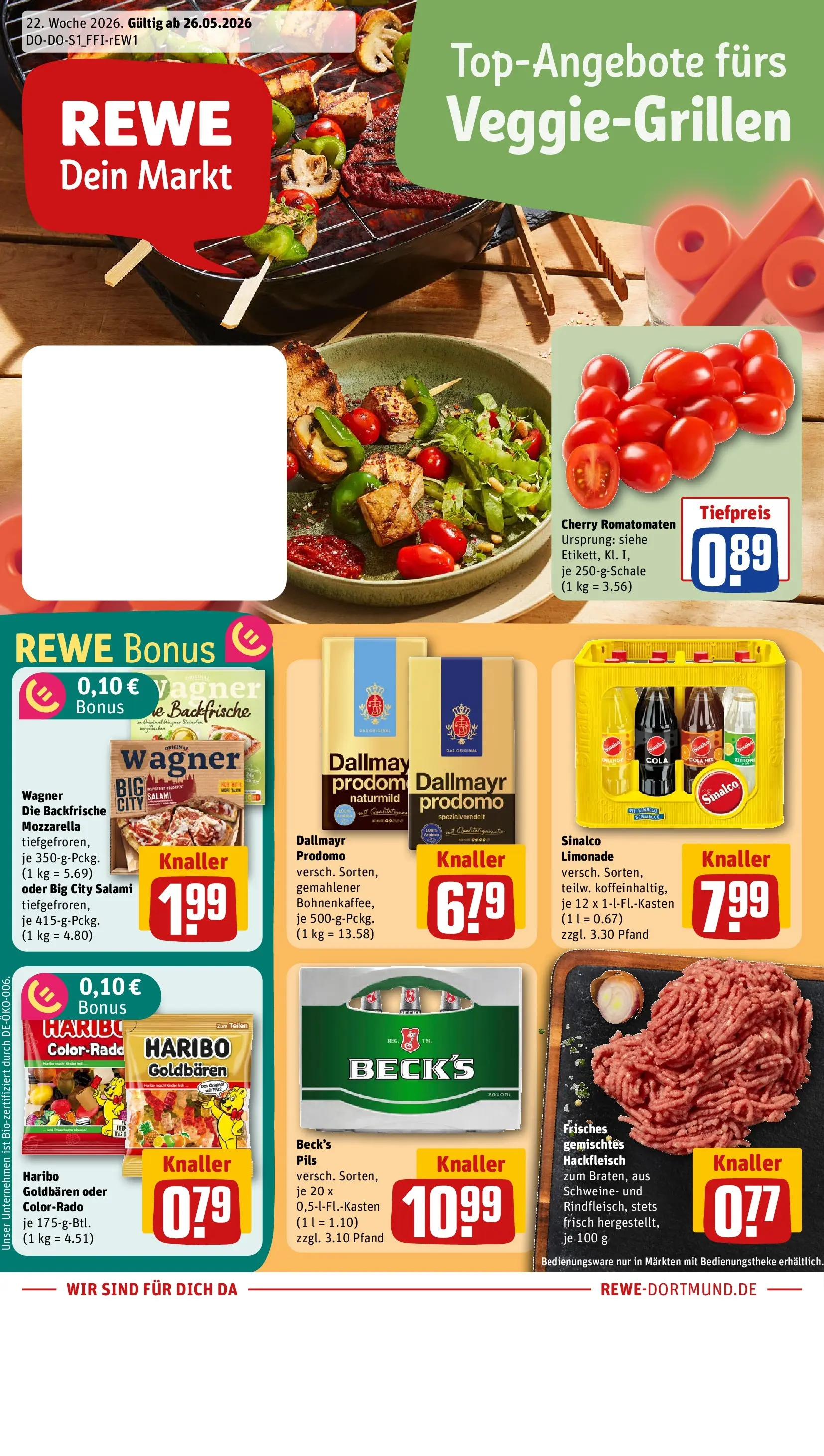 REWE Prospekt ab 26.05.2026 zum Blättern » Angebote | Seite: 1