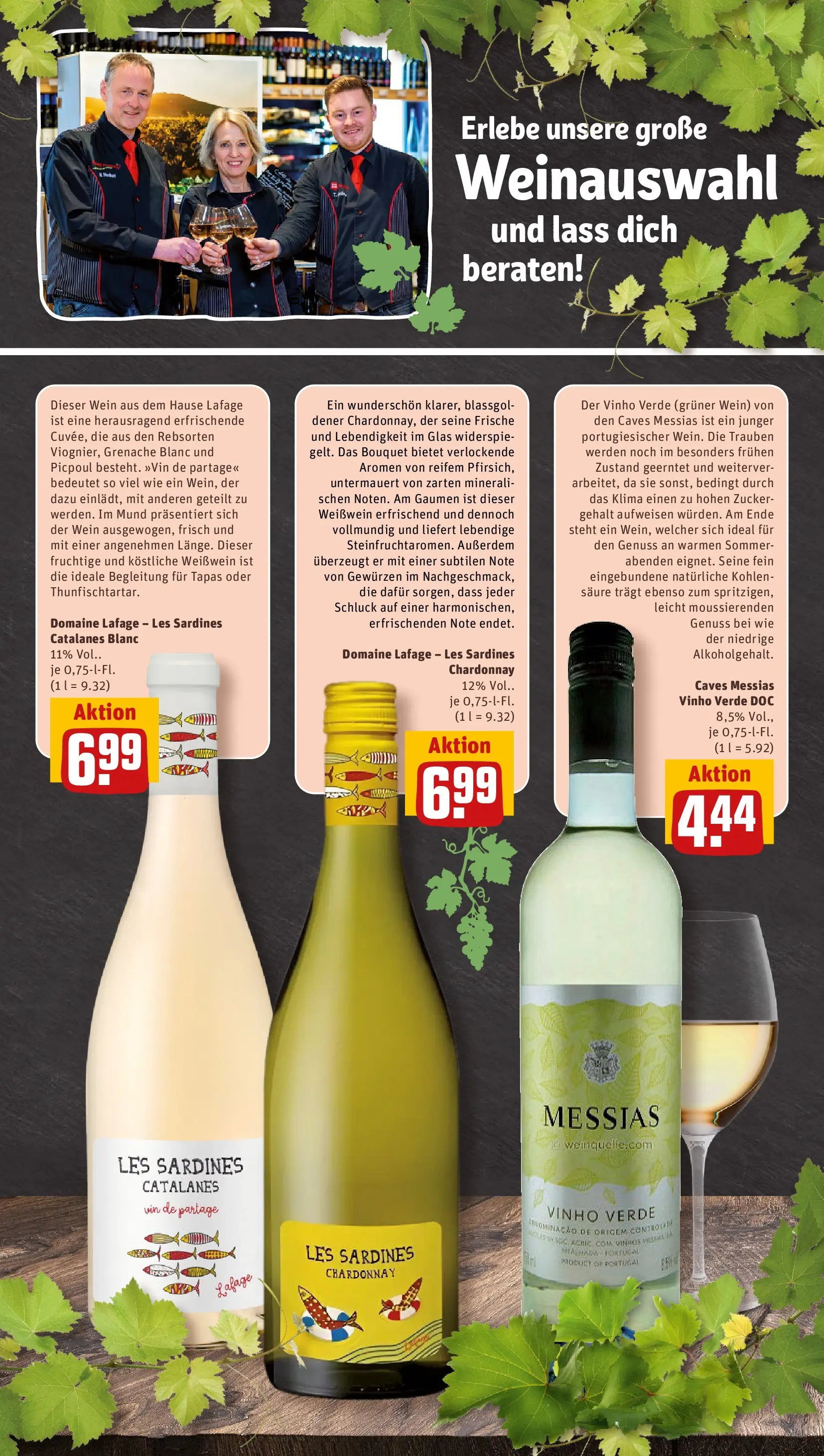 REWE Prospekt ab 26.05.2026 zum Blättern » Angebote | Seite: 32 | Produkte: Trauben, Zucker, Pfirsich, Wein