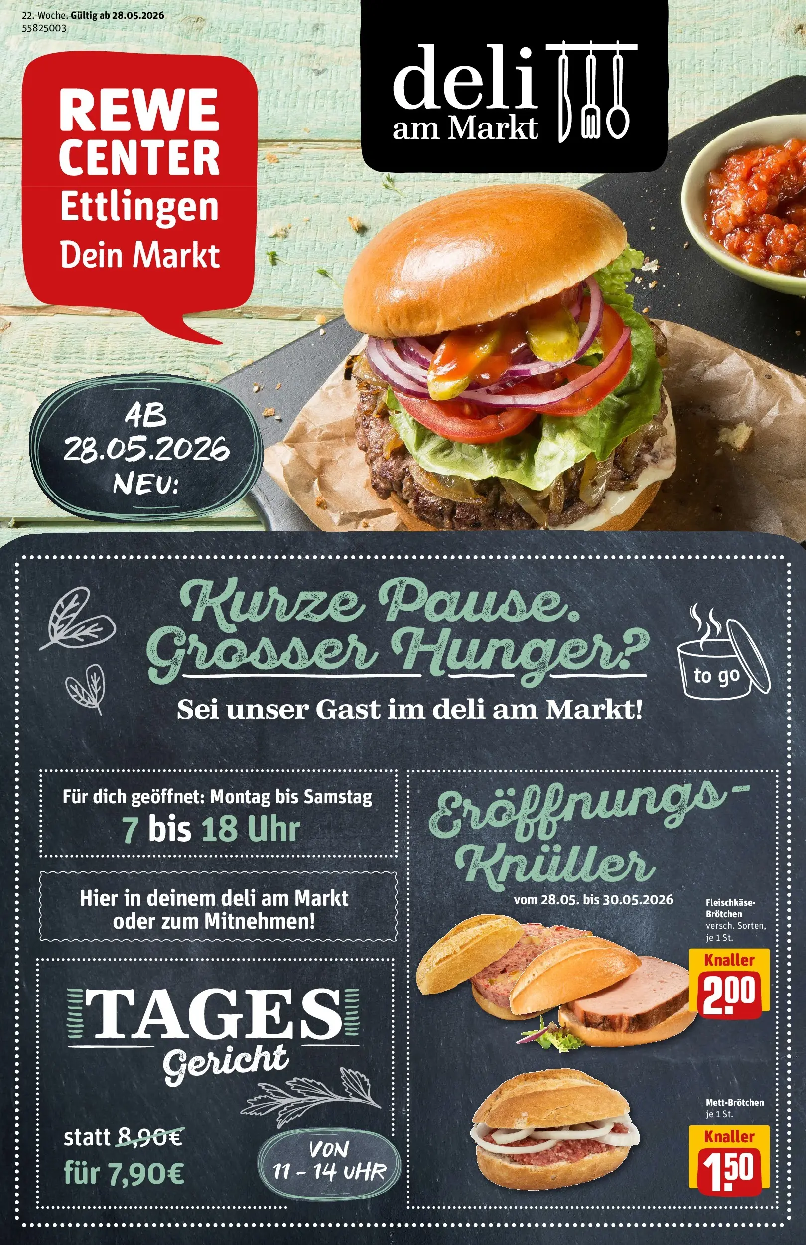 REWE Prospekt ab 26.05.2026 zum Blättern » Angebote | Seite: 1 | Produkte: Uhr