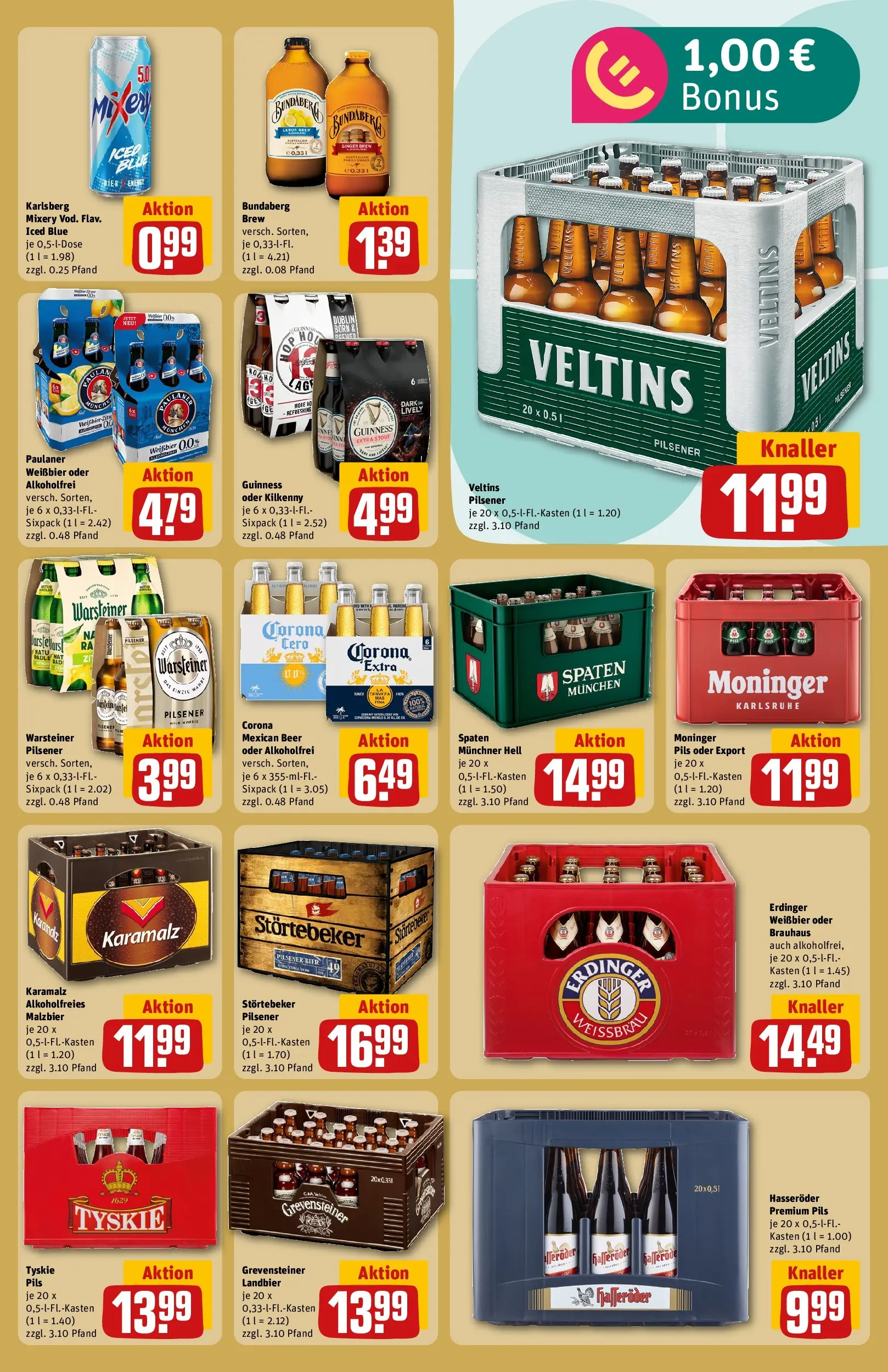 REWE Prospekt ab 26.05.2026 zum Blättern » Angebote | Seite: 19 | Produkte: Mixer, Weißbier, Hasseröder, Veltins