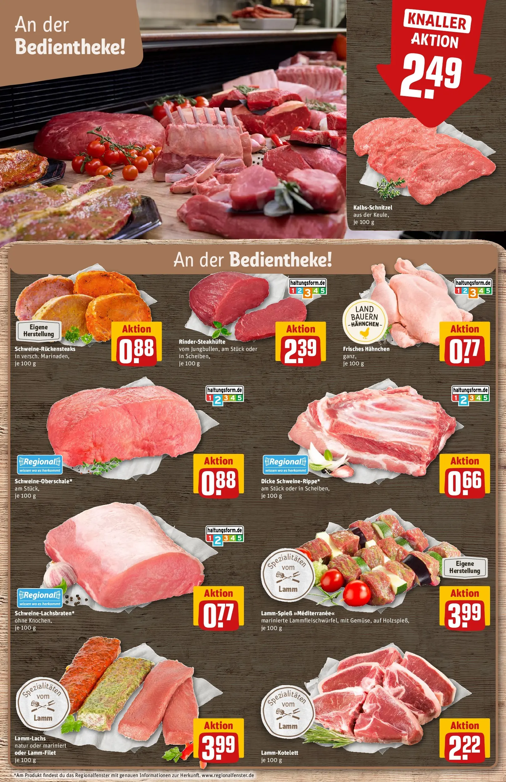 REWE Prospekt ab 26.05.2026 zum Blättern » Angebote | Seite: 9 | Produkte: Top, Hahnchen, Steak