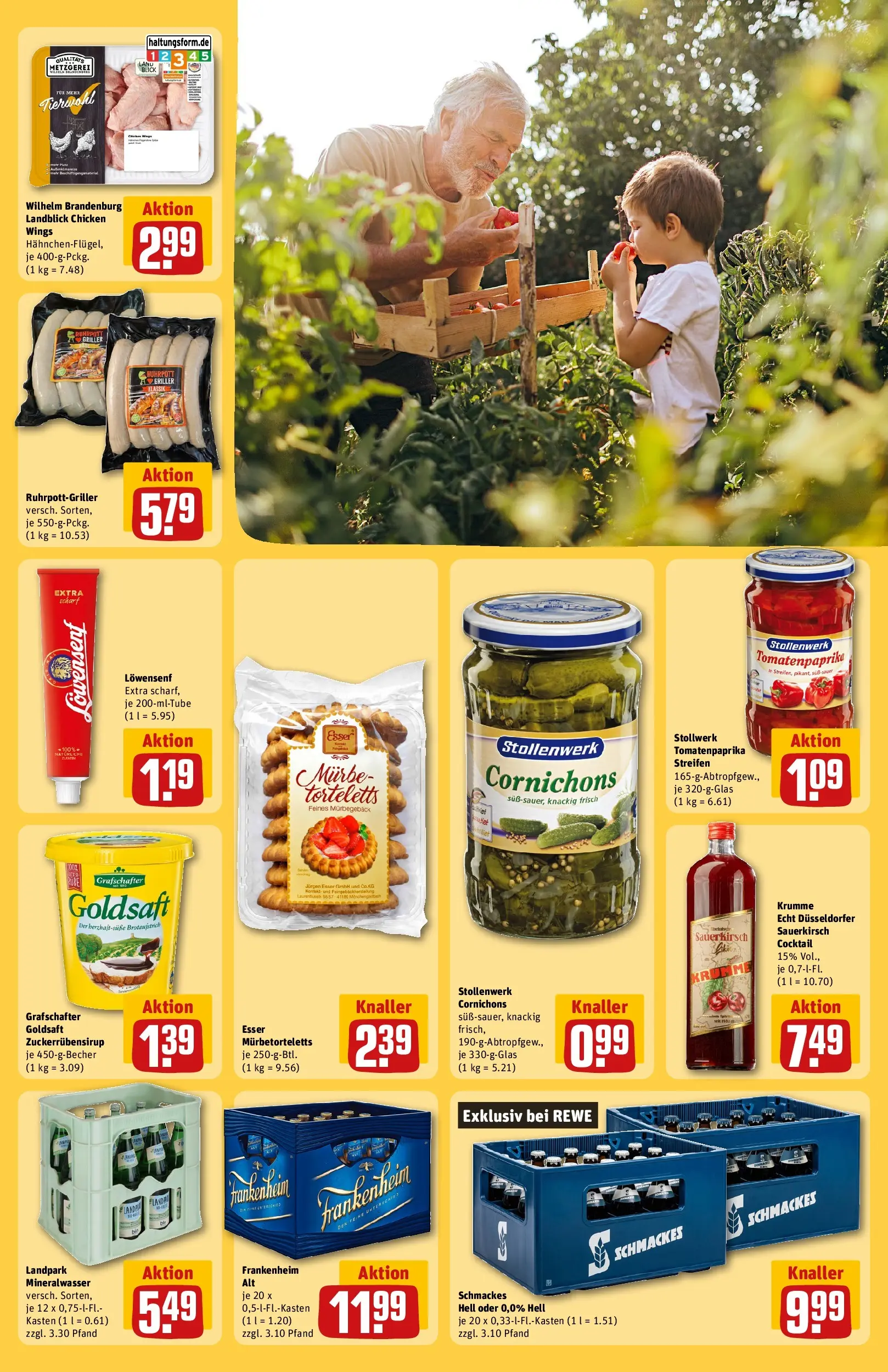 REWE Prospekt ab 26.05.2026 zum Blättern » Angebote | Seite: 25 | Produkte: Mineralwasser, Paprika, Griller
