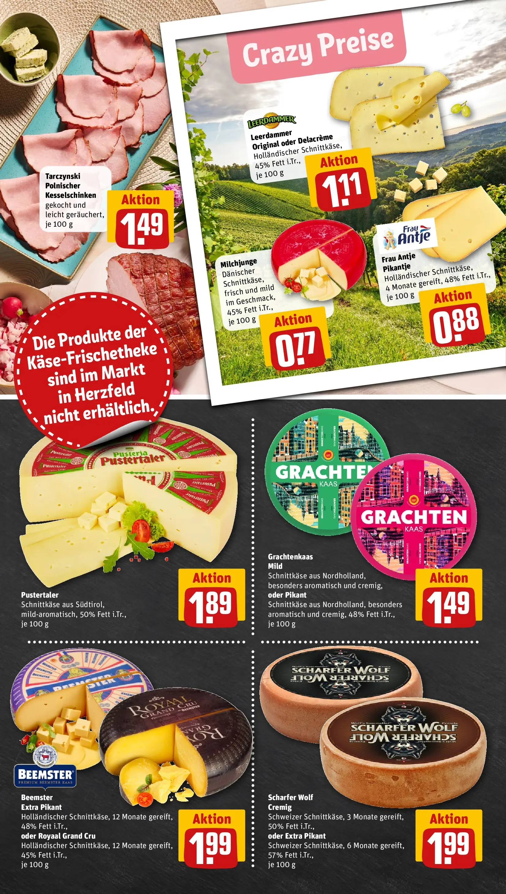 REWE Prospekt ab 26.05.2026 zum Blättern » Angebote | Seite: 9 | Produkte: Leerdammer