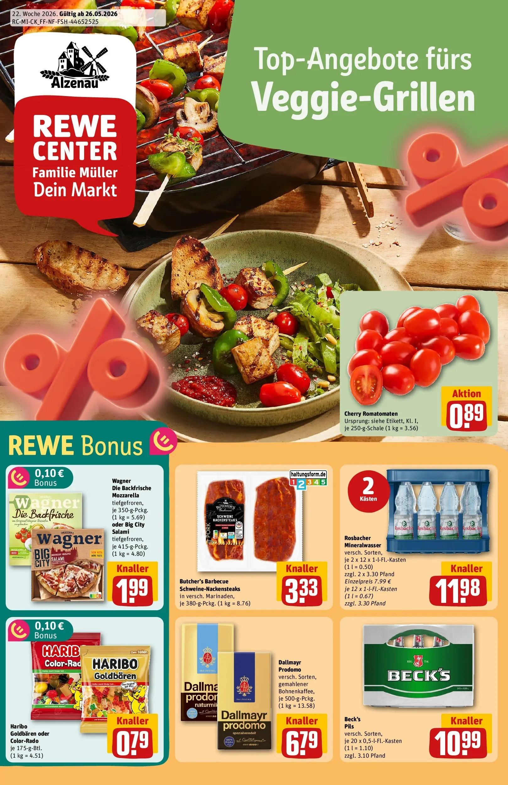 REWE Prospekt ab 26.05.2026 zum Blättern » Angebote | Seite: 1