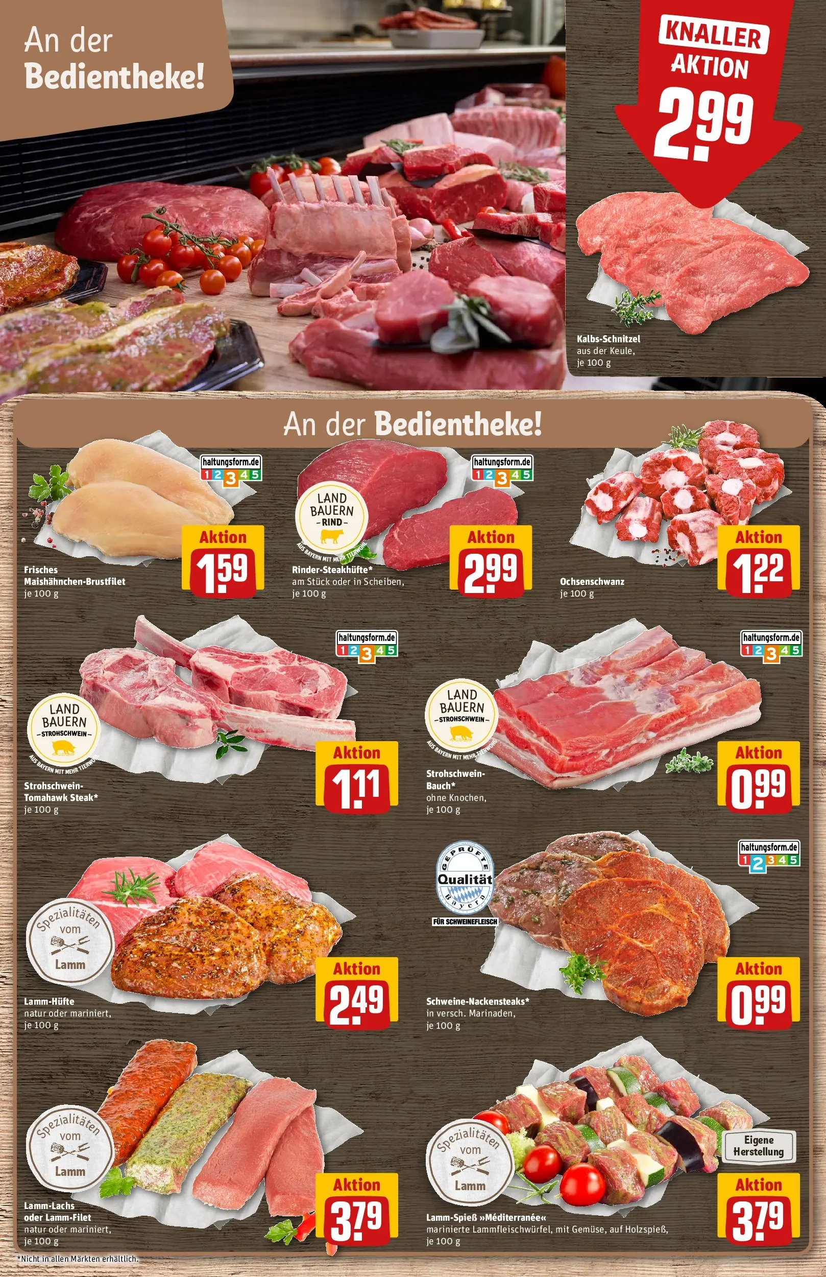 REWE Prospekt ab 26.05.2026 zum Blättern » Angebote | Seite: 9 | Produkte: Schweinefleisch, Steak