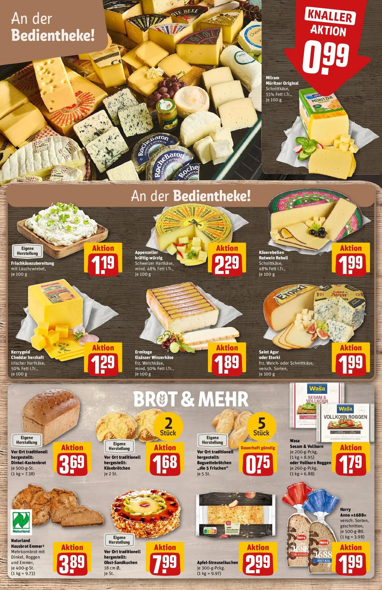 REWE Prospekt ab 26.05.2026 zum Blättern » Angebote | Seite: 11 | Produkte: Rotwein, Apple, Milram, Brot