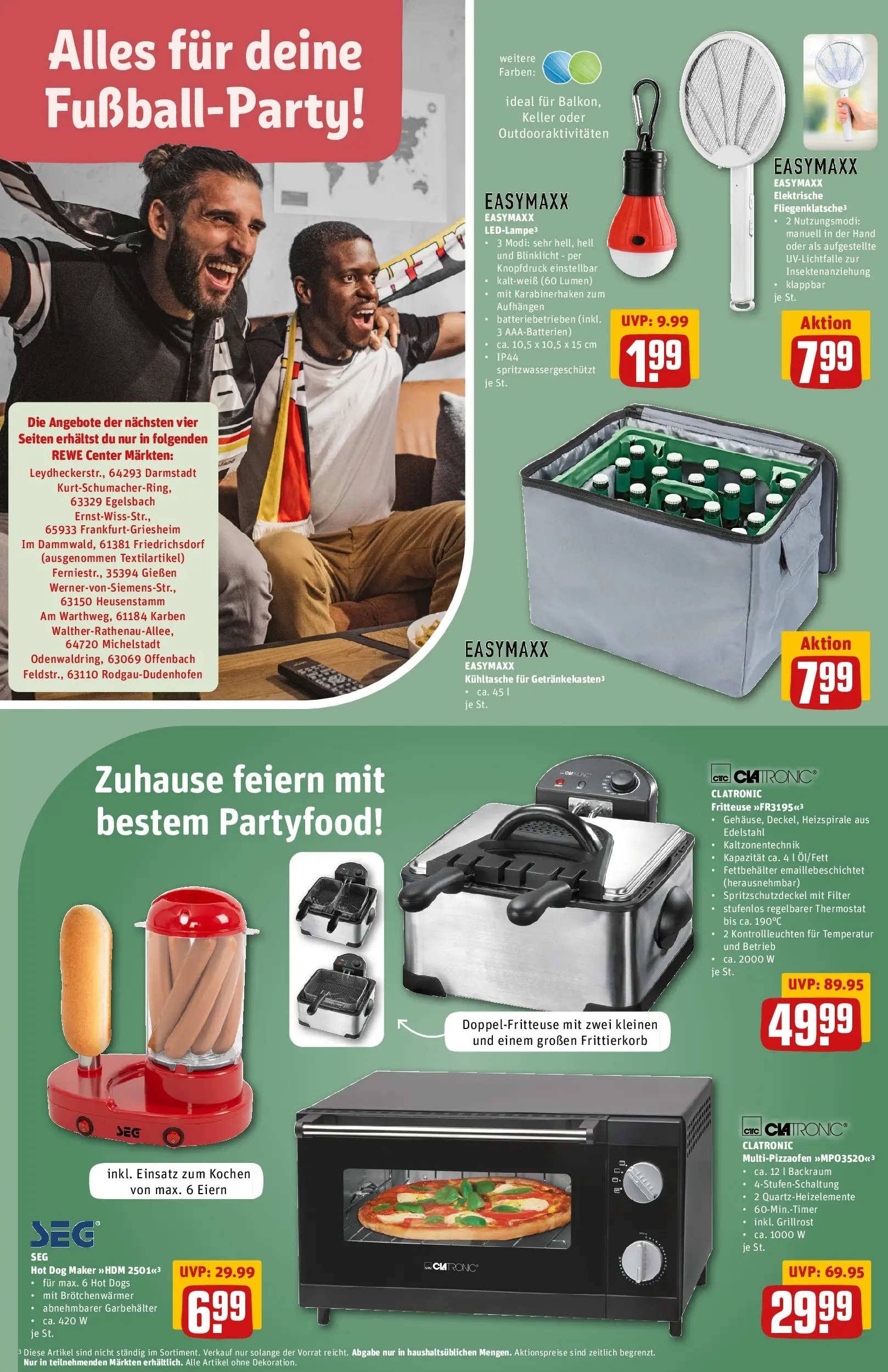 REWE Prospekt ab 26.05.2026 zum Blättern » Angebote | Seite: 30 | Produkte: Pizza, Fritteuse