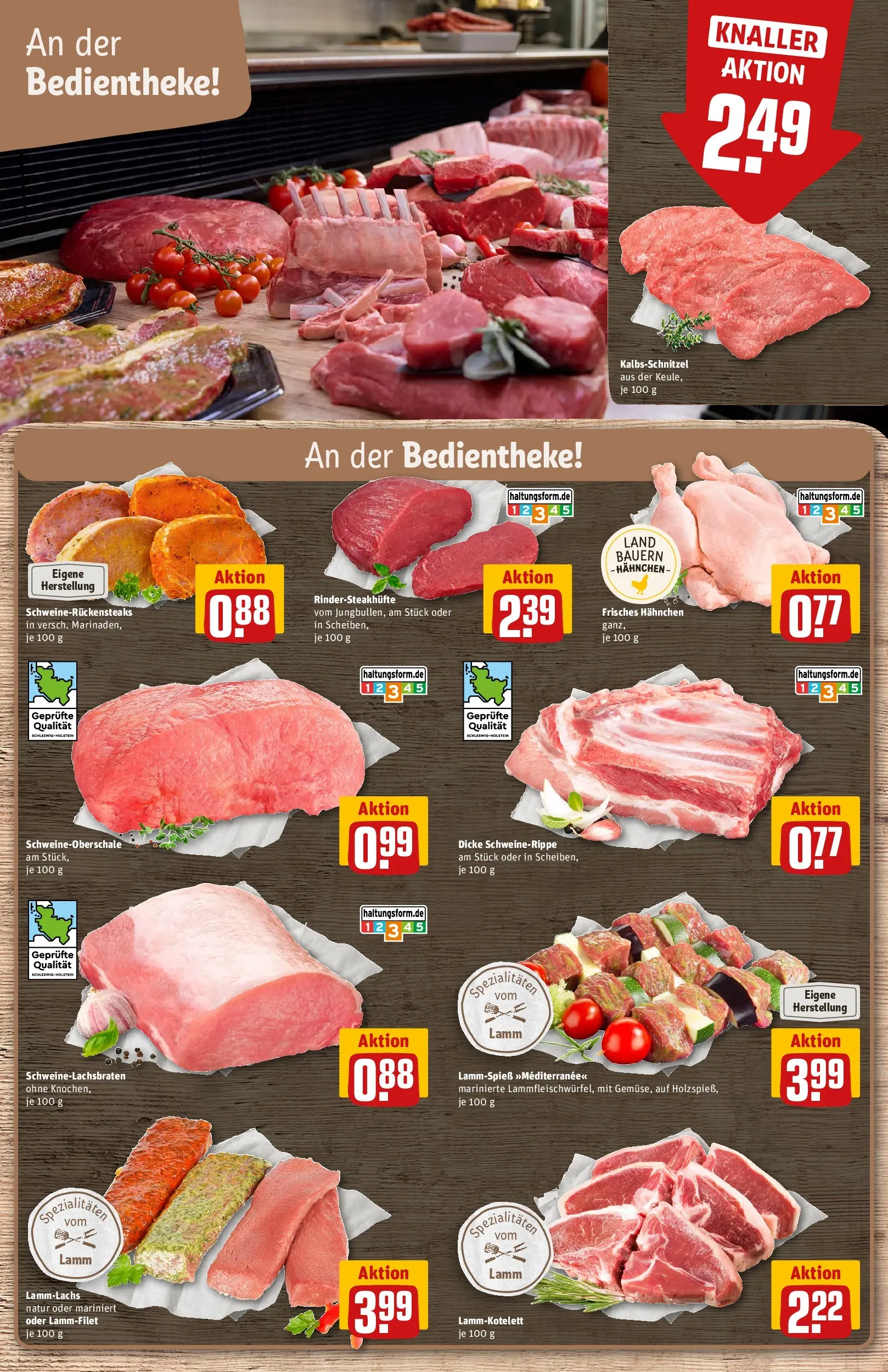 REWE Prospekt ab 26.05.2026 zum Blättern » Angebote | Seite: 9 | Produkte: Top, Hahnchen, Steak