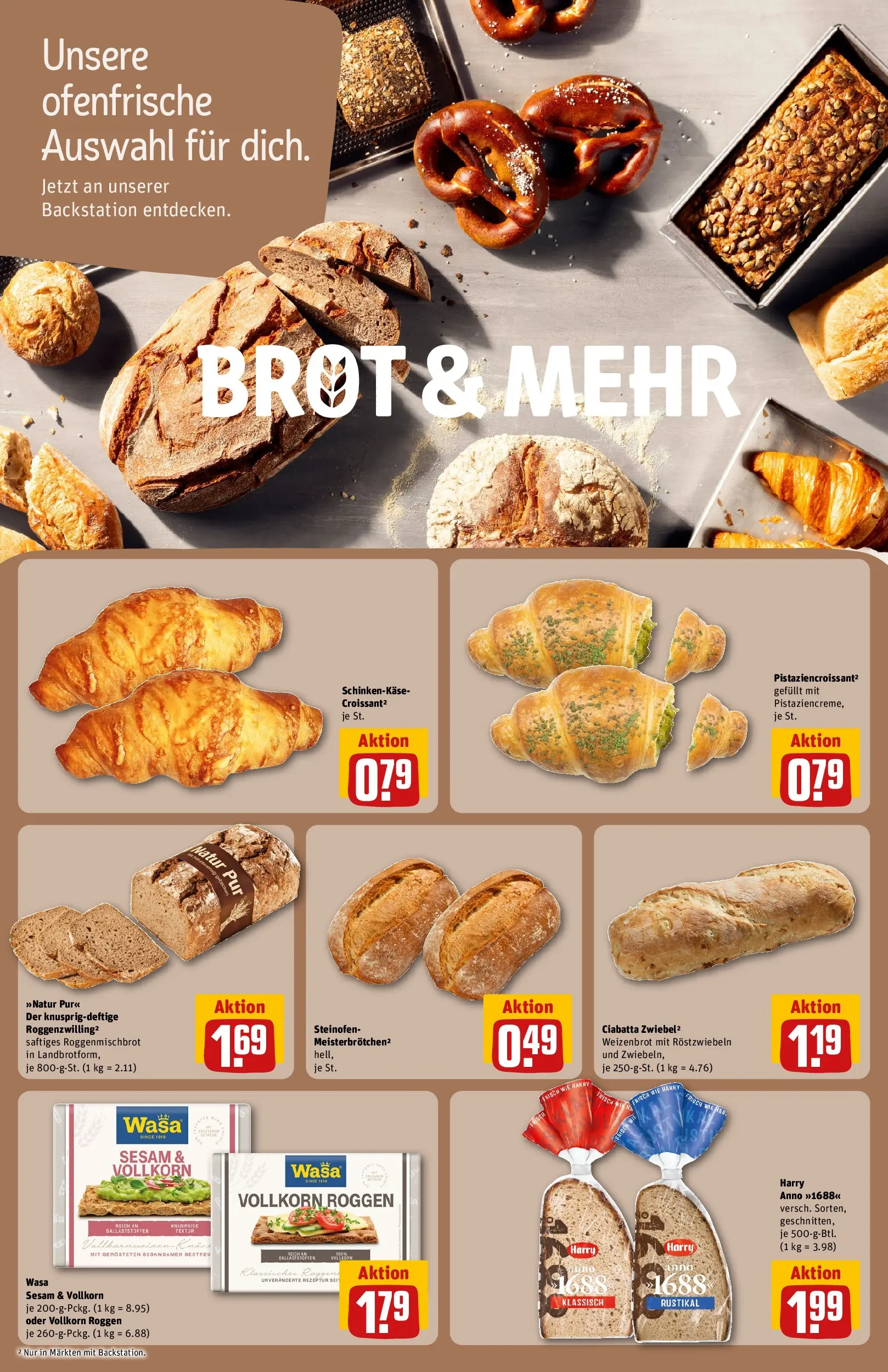 REWE Prospekt ab 26.05.2026 zum Blättern » Angebote | Seite: 11 | Produkte: Ofenfrische, Croissant, Brot