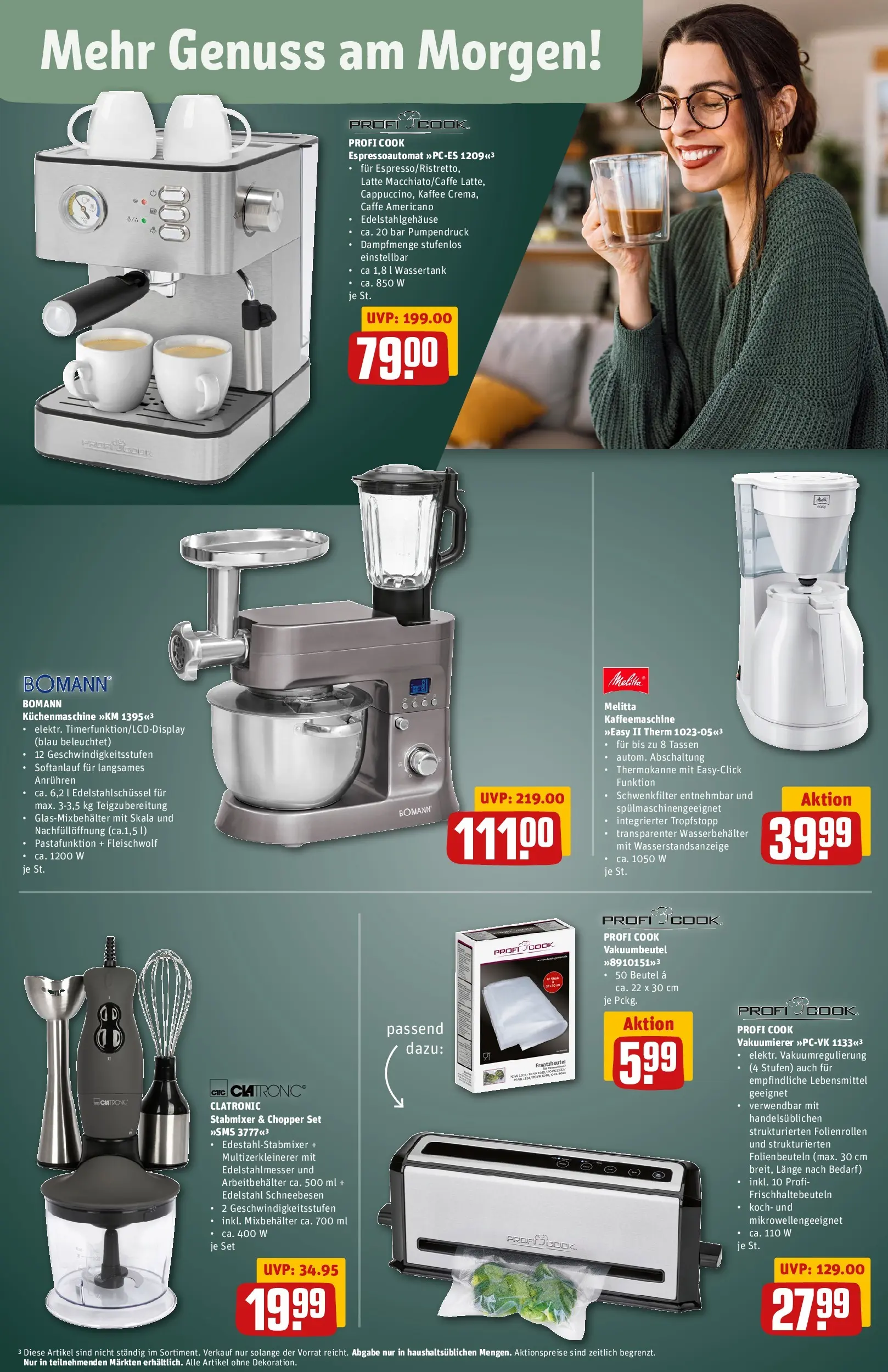 REWE Prospekt ab 26.05.2026 zum Blättern » Angebote | Seite: 35 | Produkte: Melitta, Kaffeemaschine, Kaffee, Vakuumierer