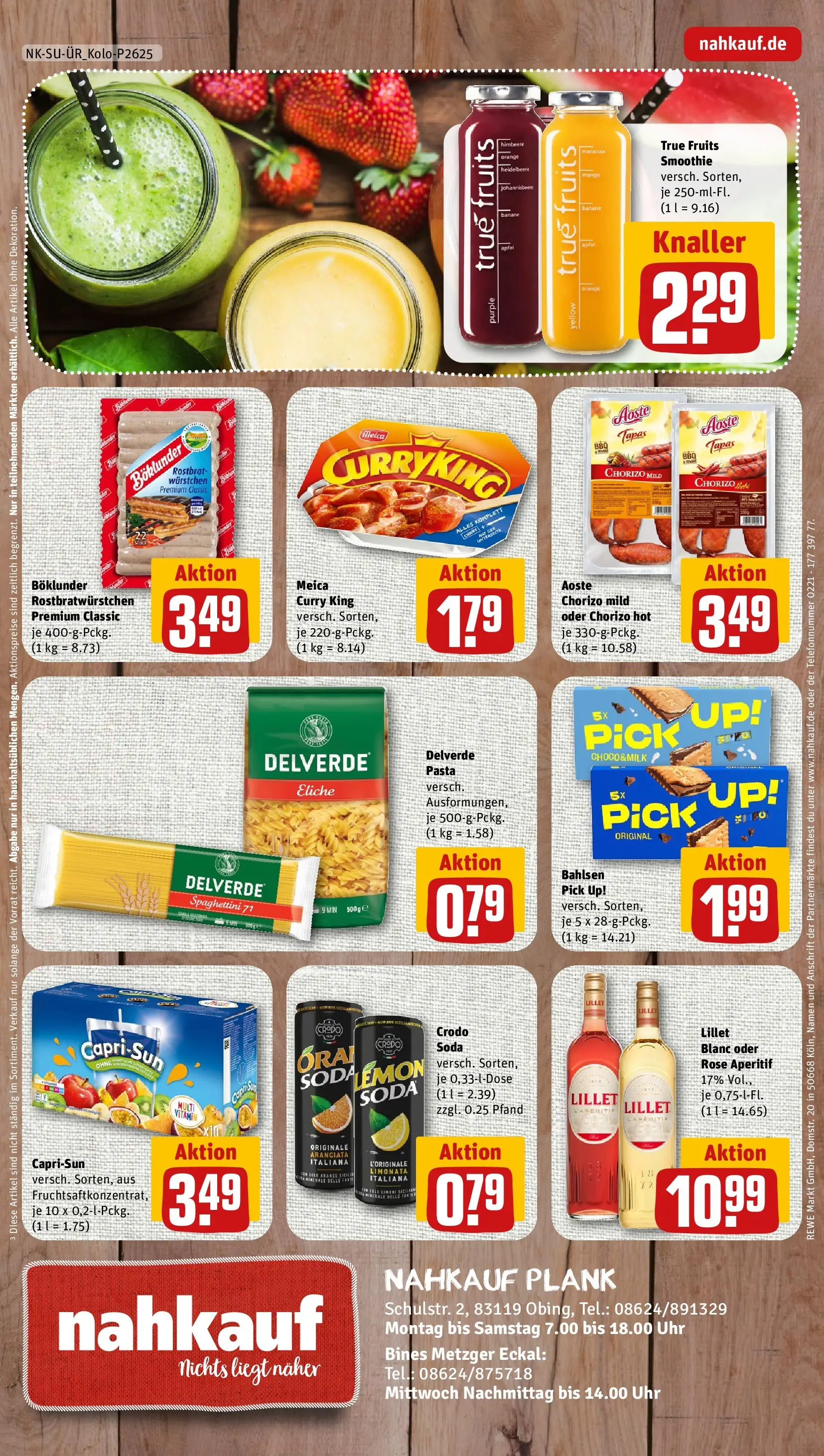 REWE Prospekt ab 26.05.2026 zum Blättern » Angebote | Seite: 8 | Produkte: Äpfel, Meica, Lillet, Uhr
