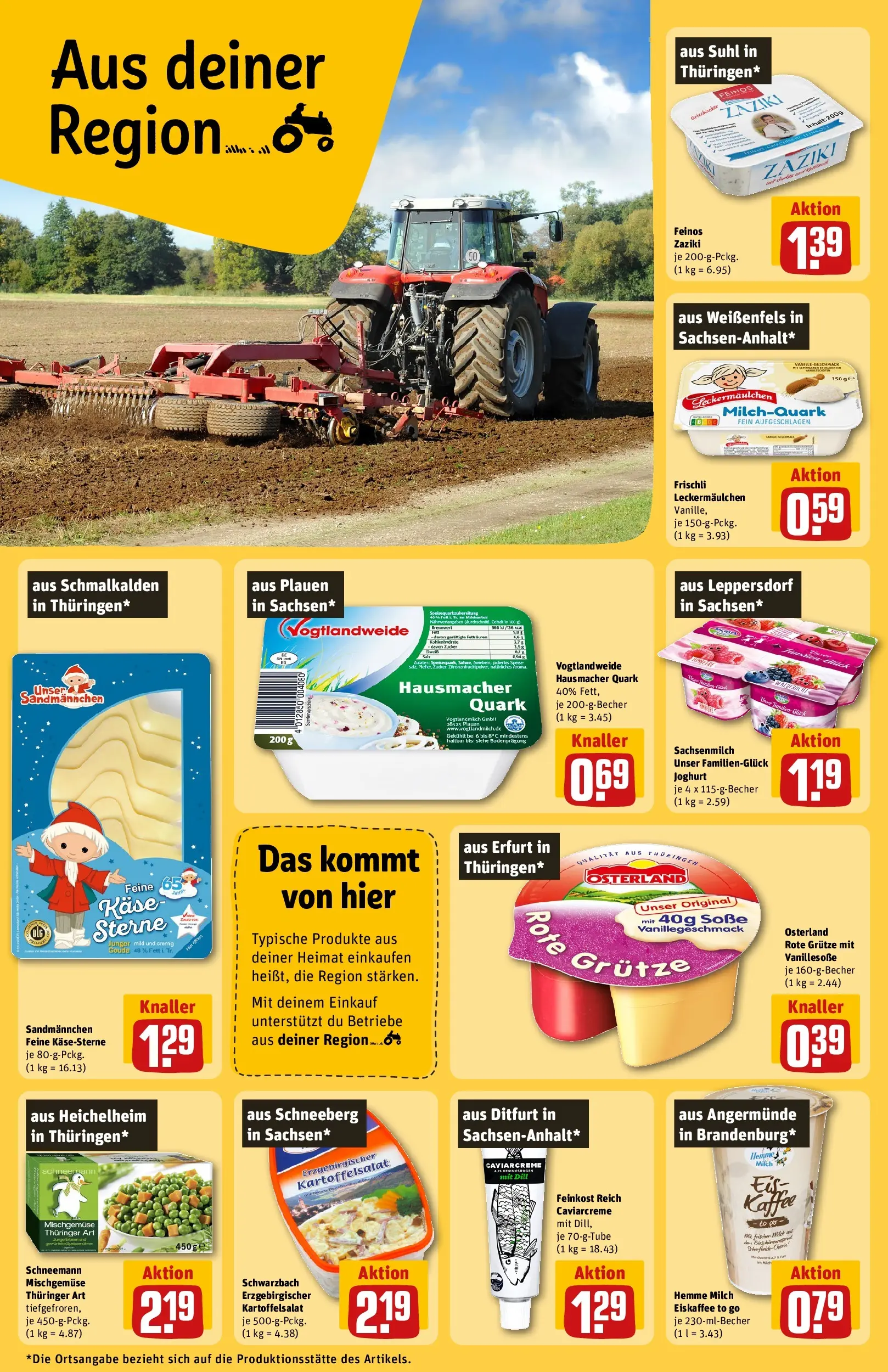 REWE Prospekt ab 26.05.2026 zum Blättern » Angebote | Seite: 24 | Produkte: Quark, Milch, Kaffee, Zucker
