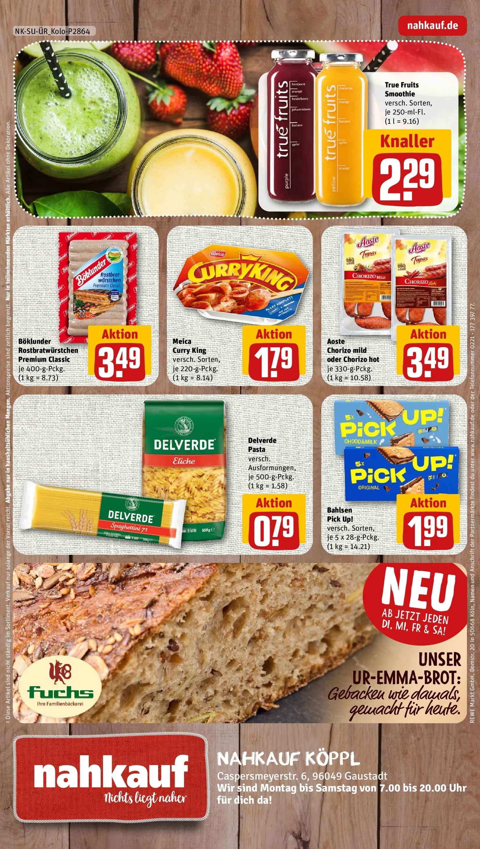 REWE Prospekt ab 26.05.2026 zum Blättern » Angebote | Seite: 8 | Produkte: Äpfel, Meica, Himbeere, Uhr