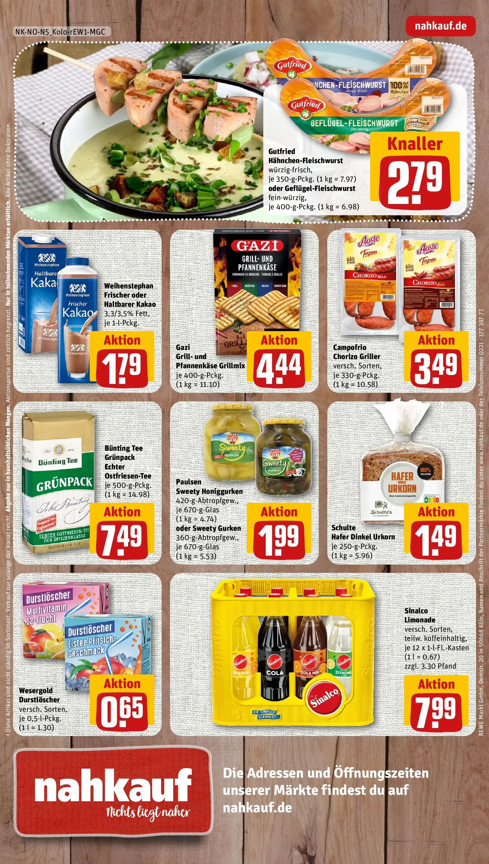 REWE Prospekt ab 26.05.2026 zum Blättern » Angebote | Seite: 12 | Produkte: Grill, Hahnchen, Griller, Gurken