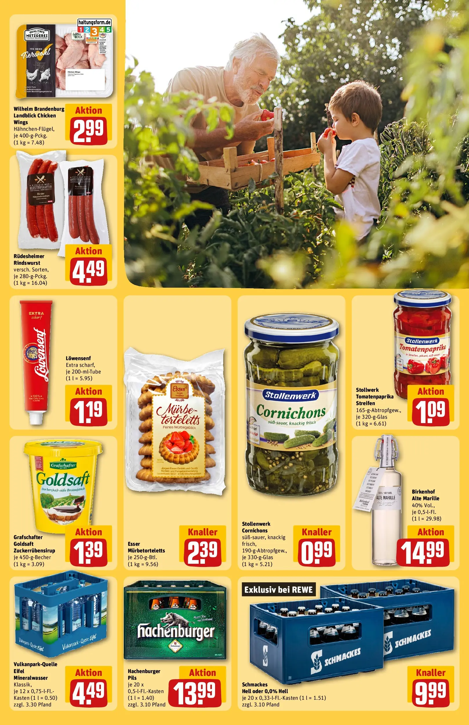 REWE Prospekt ab 26.05.2026 zum Blättern » Angebote | Seite: 25 | Produkte: Pils, Mineralwasser, Paprika