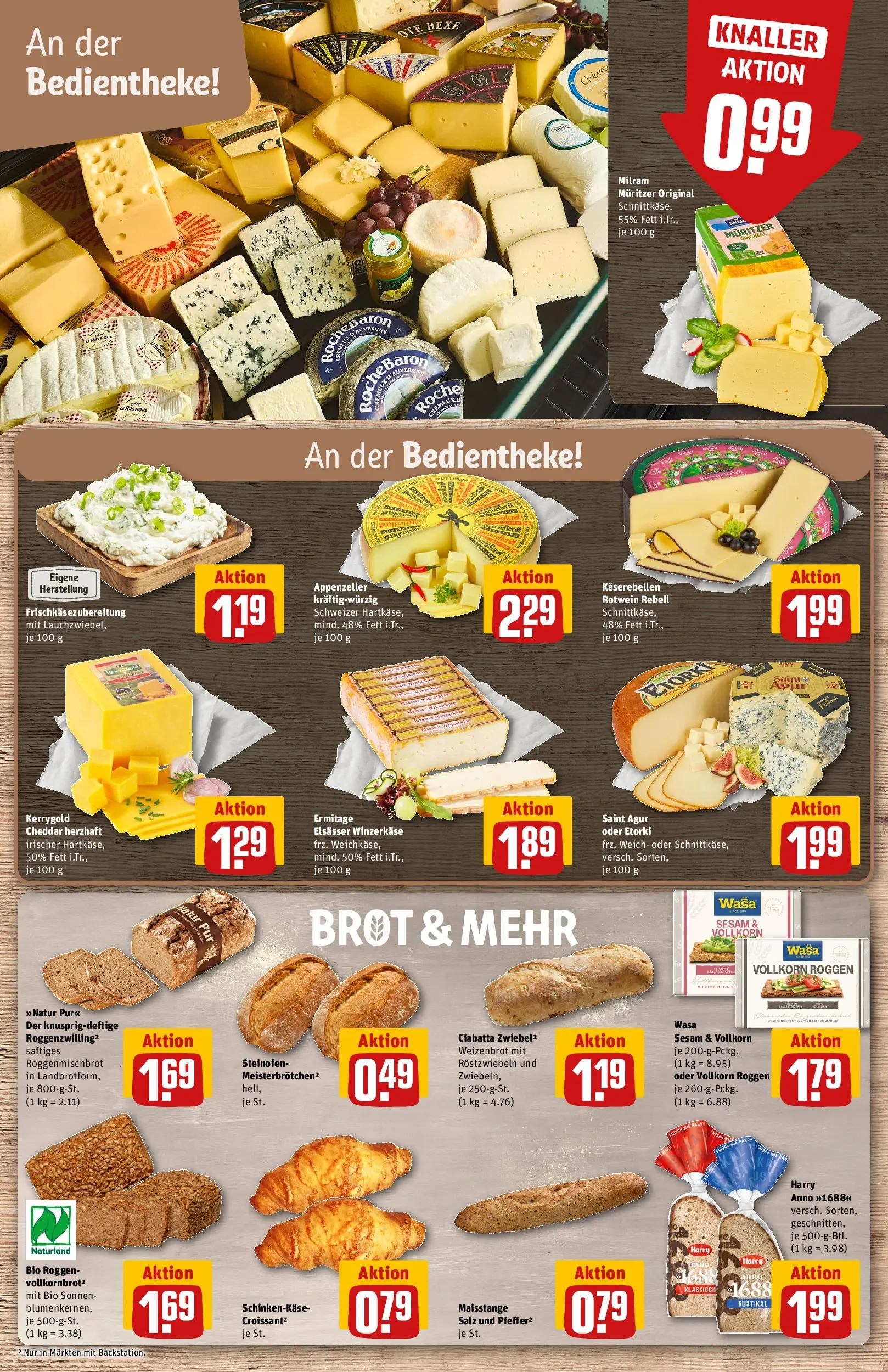 REWE Prospekt ab 26.05.2026 zum Blättern » Angebote | Seite: 11 | Produkte: Croissant, Milram, Salz, Brot