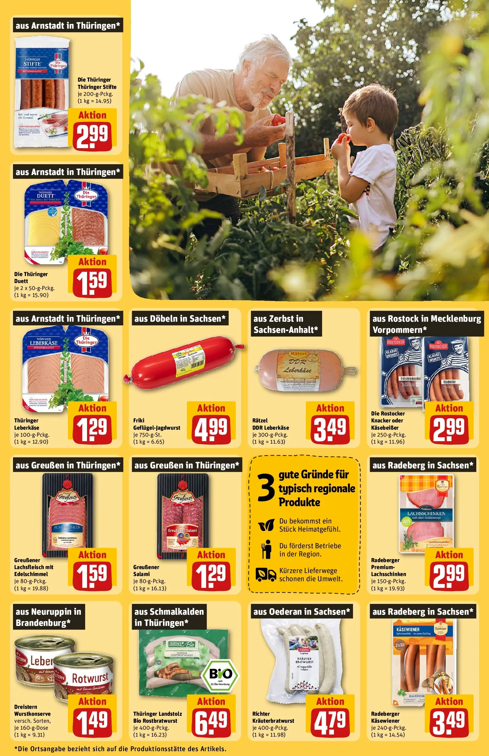 REWE Prospekt ab 26.05.2026 zum Blättern » Angebote | Seite: 25 | Produkte: Bratwurst, Wurst, Salami, Leberkase