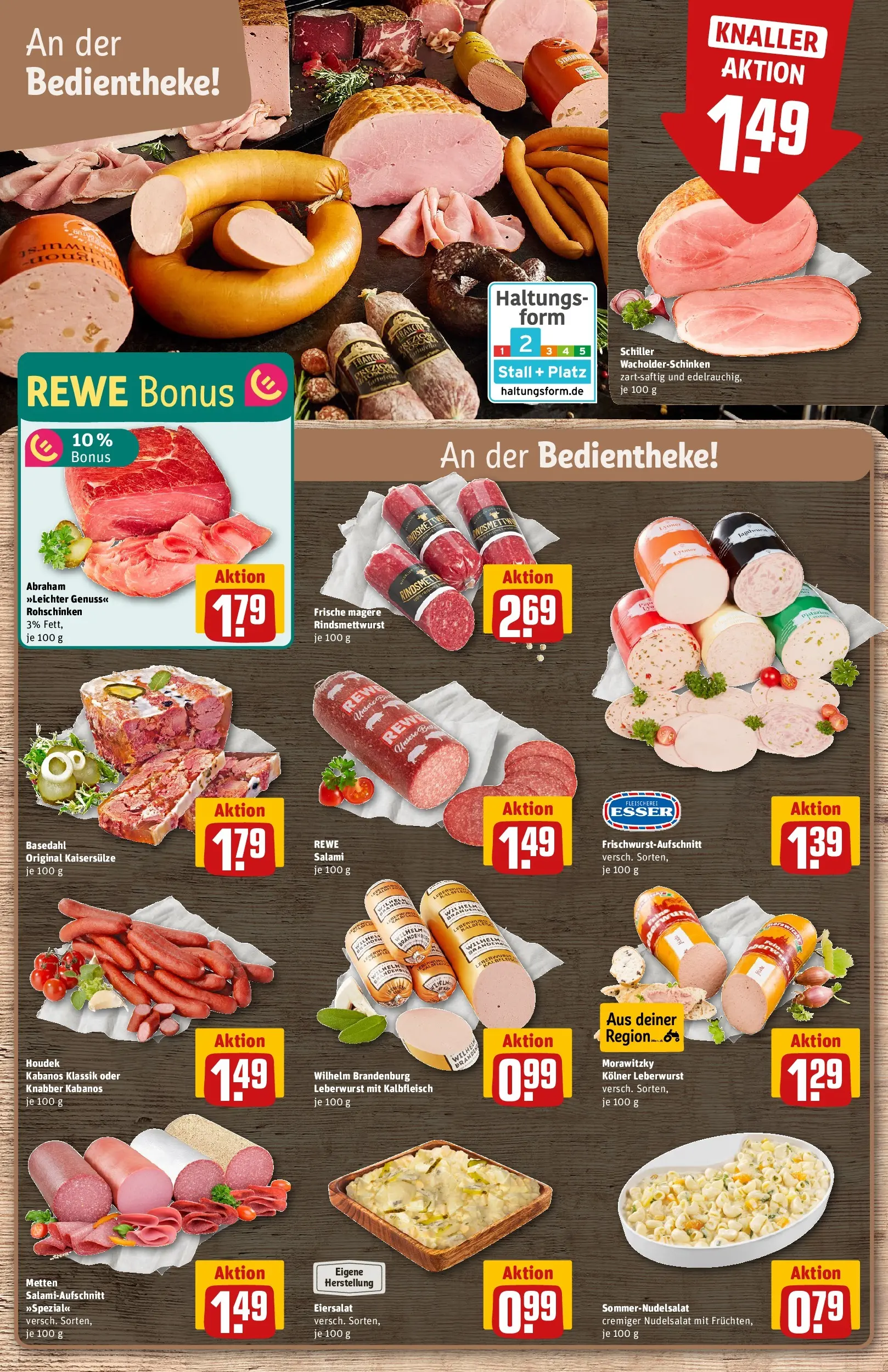 REWE Prospekt ab 26.05.2026 zum Blättern » Angebote | Seite: 10 | Produkte: Pasta, Salami, Morawitzky